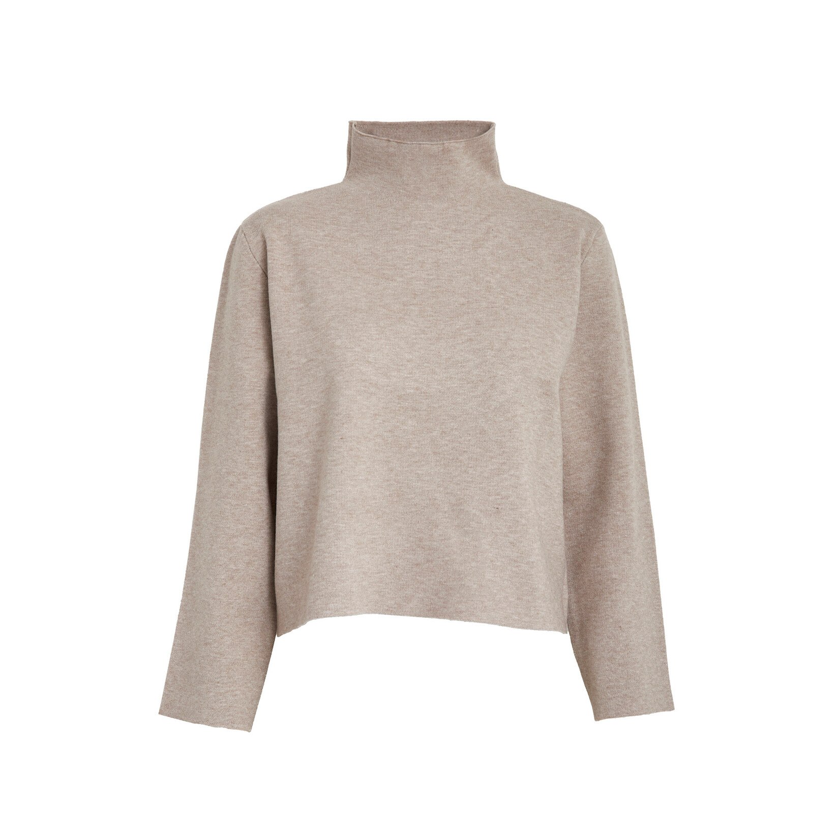 Minus Lupi high neck pullover String melange