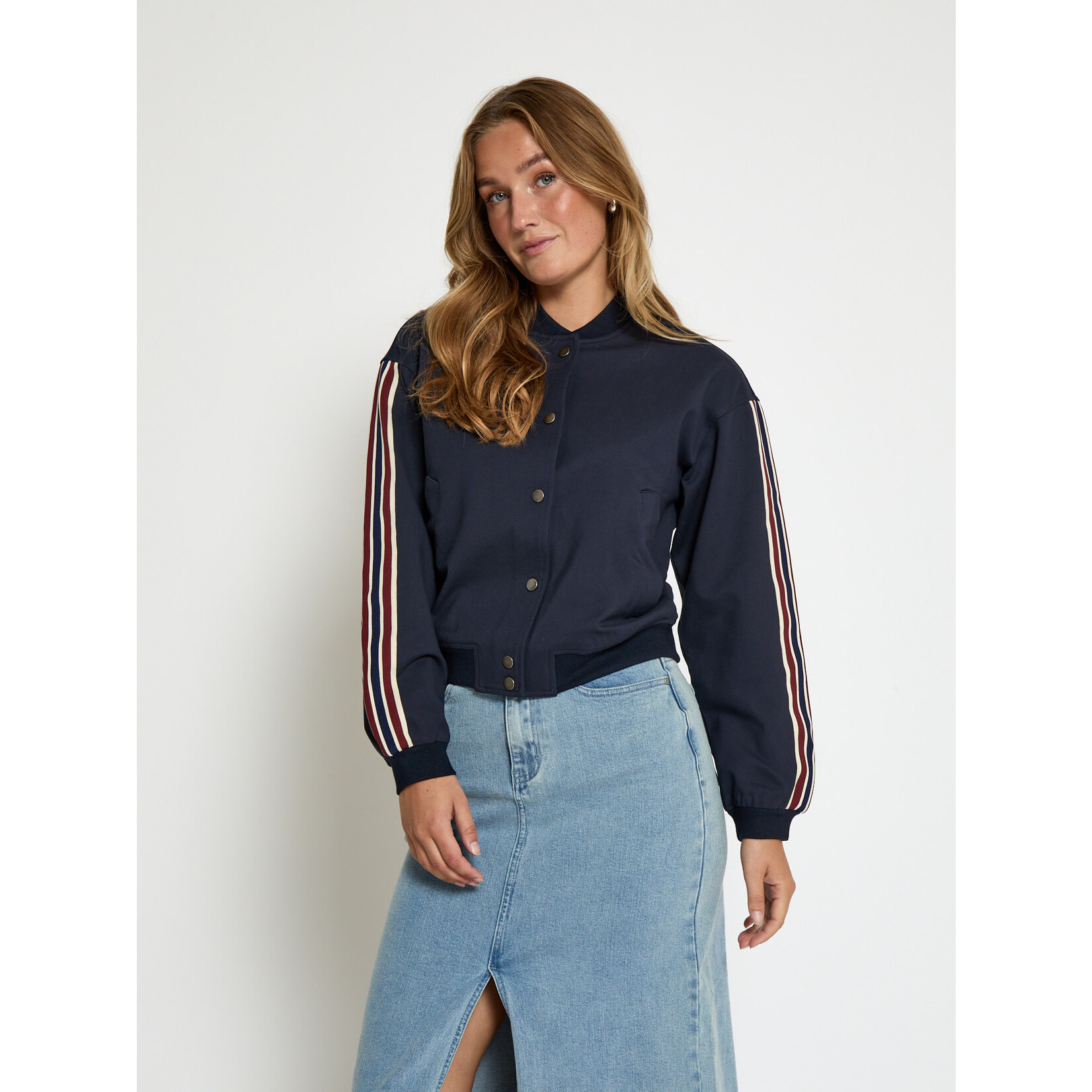 Minus Marabella bomber jacket Sky captain
