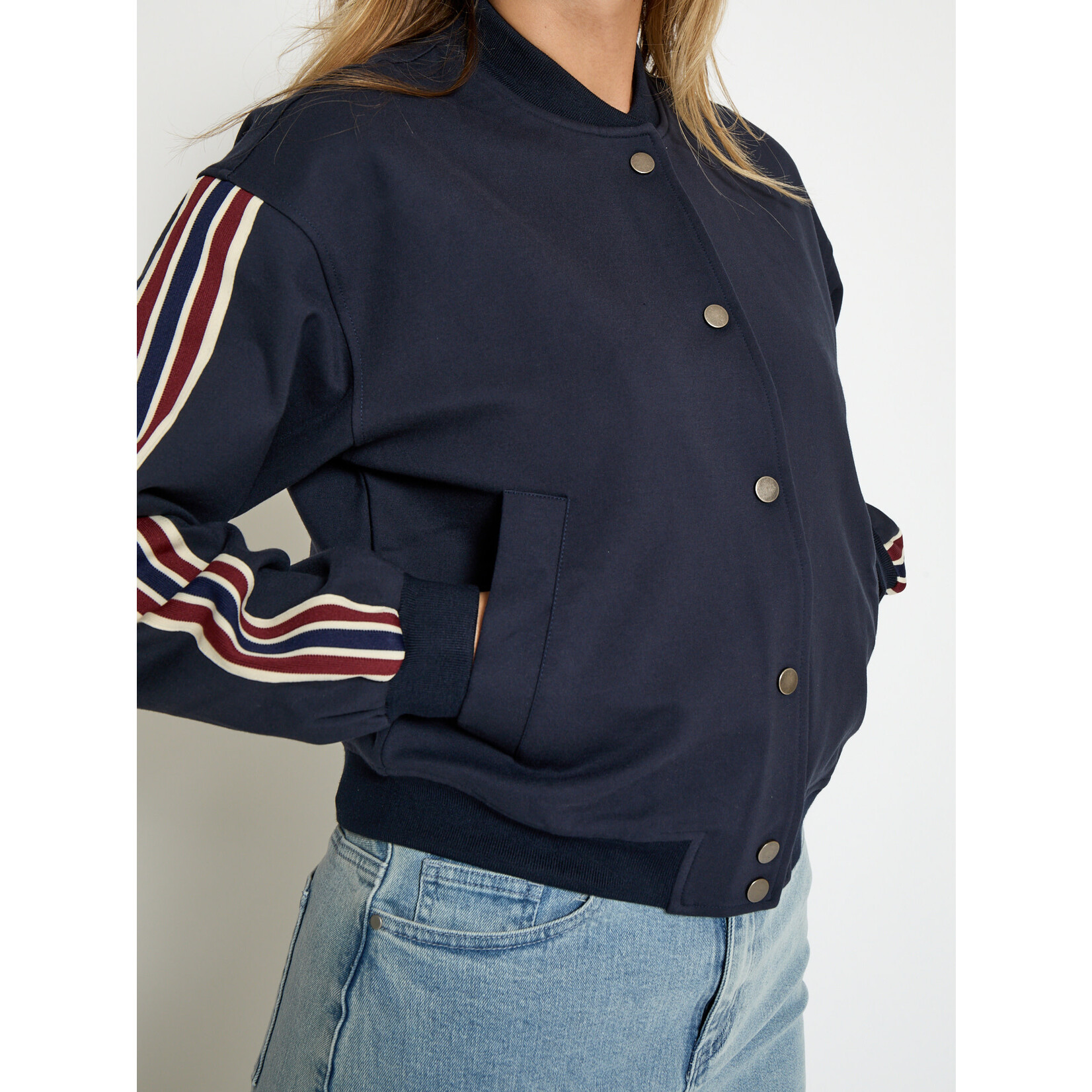 Minus Marabella bomber jacket Sky captain