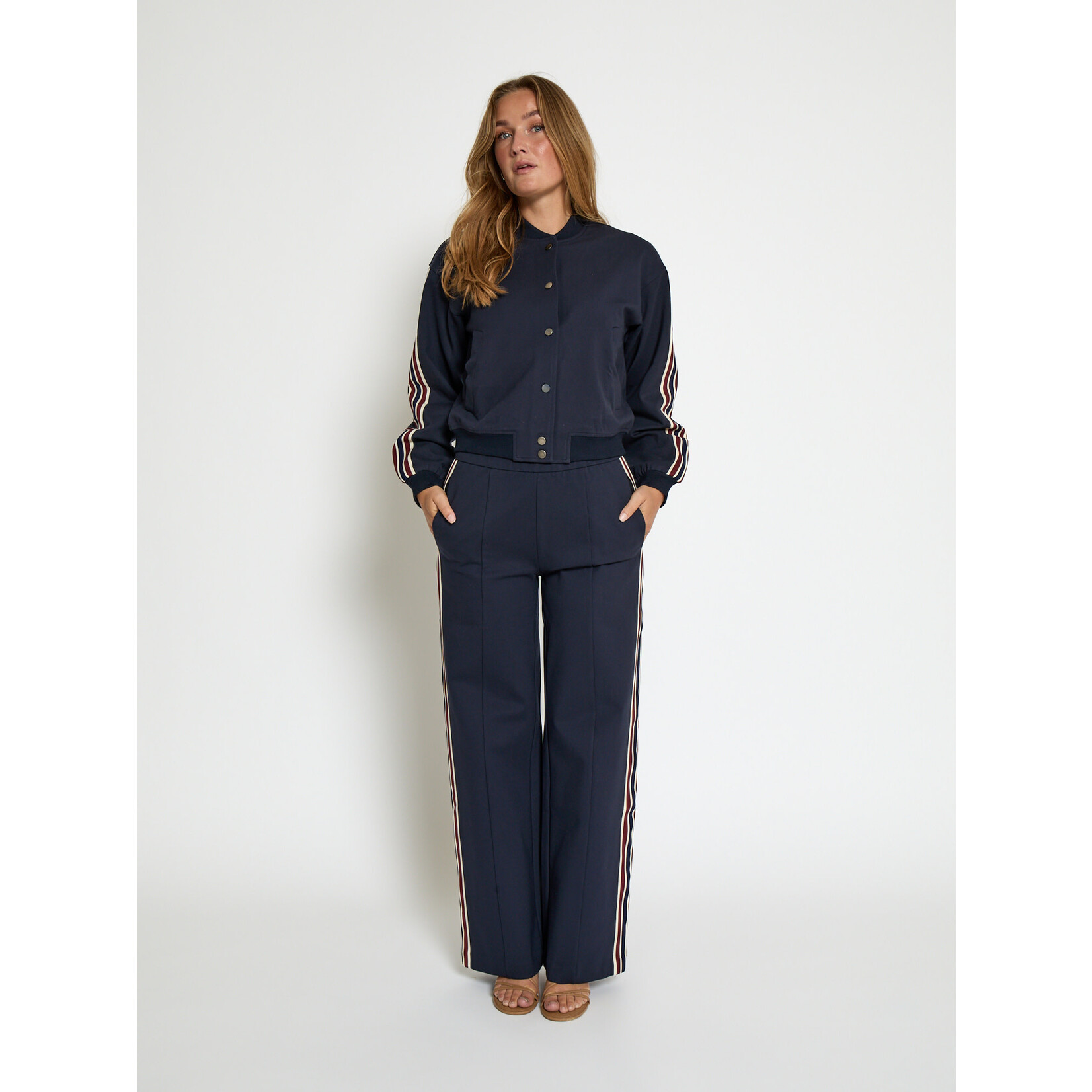 Minus Marabella mid waist pant Sky captain