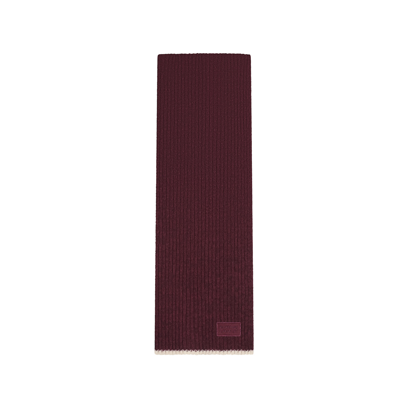 Fabienne Chapot Ziggy scarf Deep burgundy