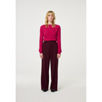 Fabienne Chapot Nelsan trousers Deep burgundy