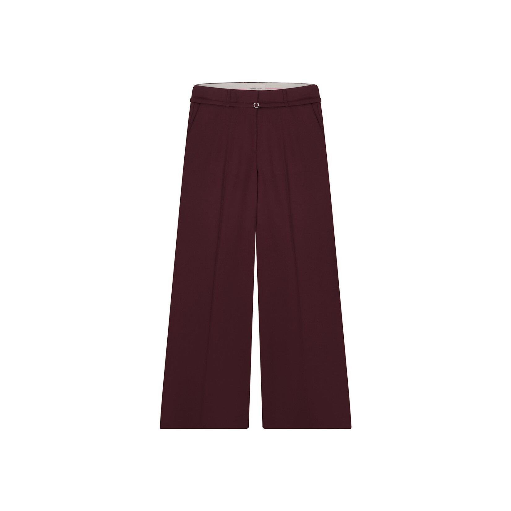 Fabienne Chapot Nelsan trousers Deep burgundy