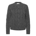 Rosemunde Tulip wool blend cardigan Medium grey melange