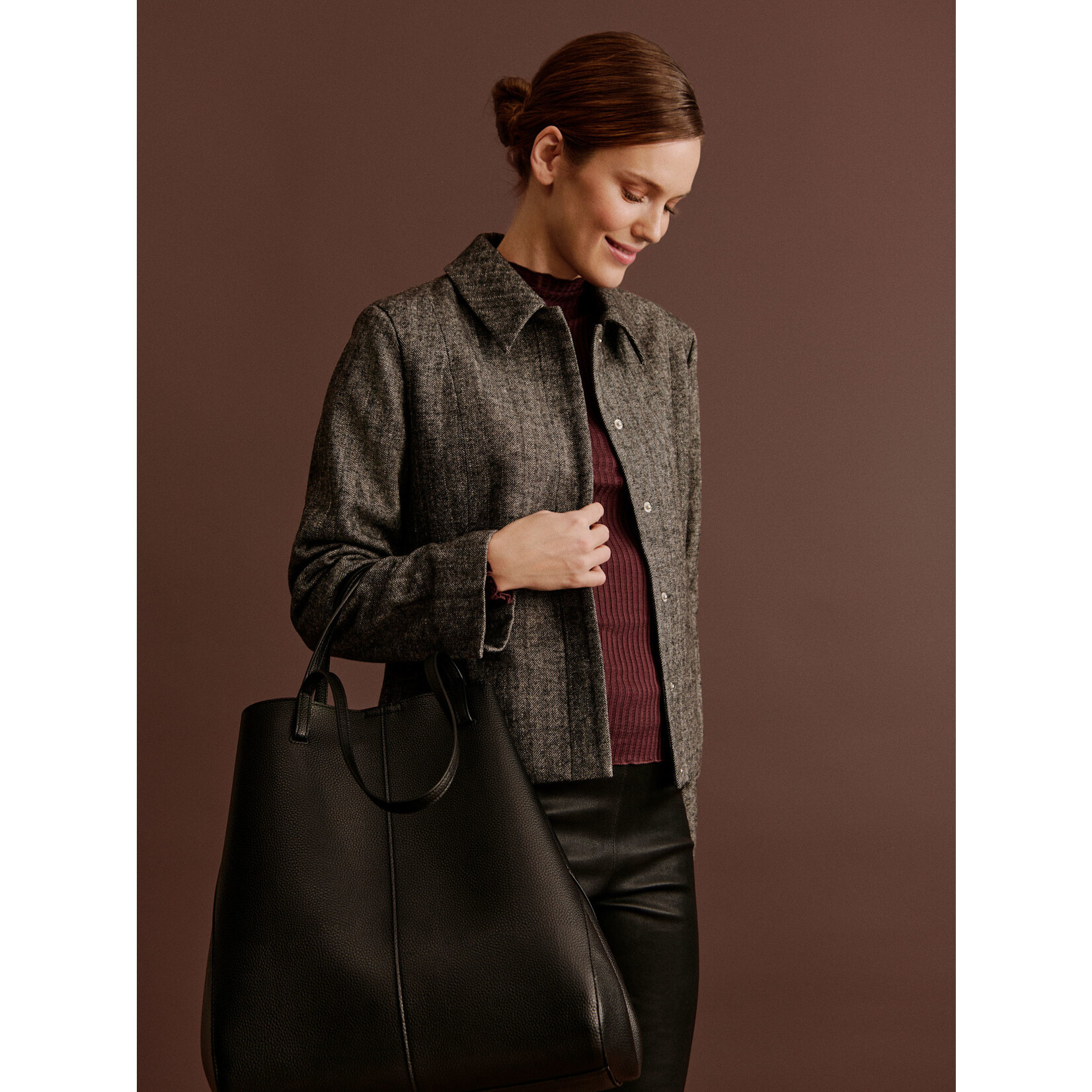 Rosemunde Sanya big shopper Black silver