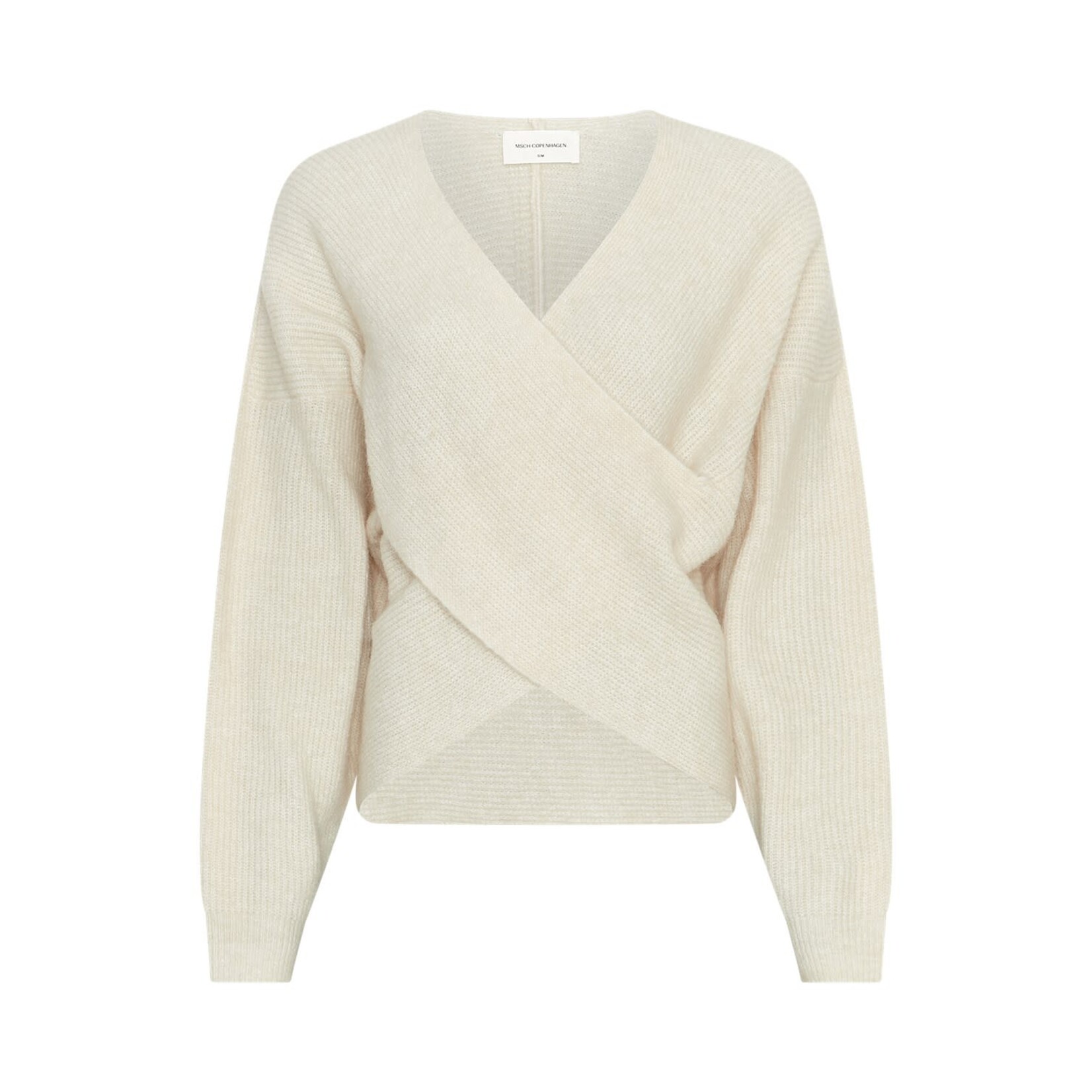 MSCH Zinelle hope wrap pullover Fog melange
