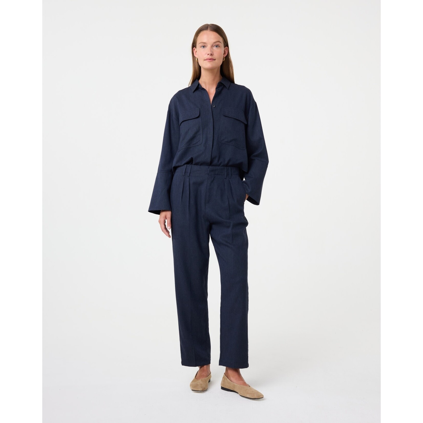 Knit-ted Henny pants Night blue