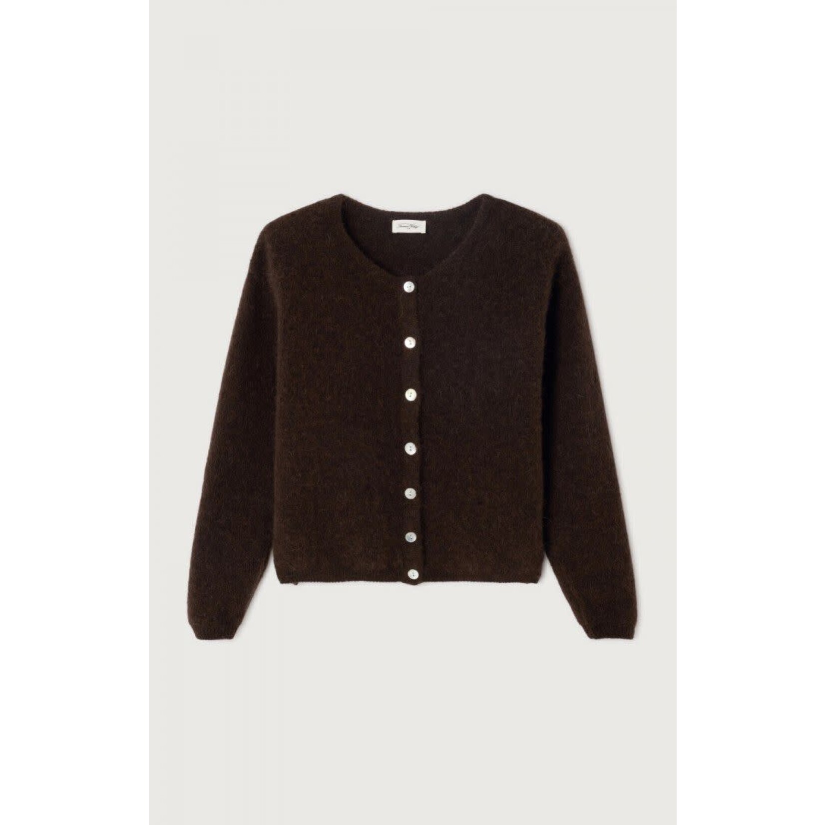 American Vintage Vitow cardigan Cafe chine