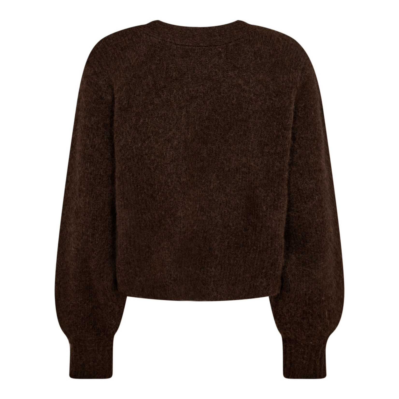 Co'couture Cozy twist back knit Mocca