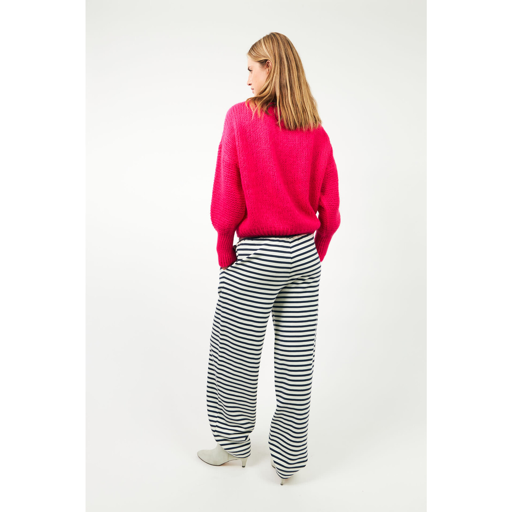 Lollys Laundry Isolde knit jumper Neon pink