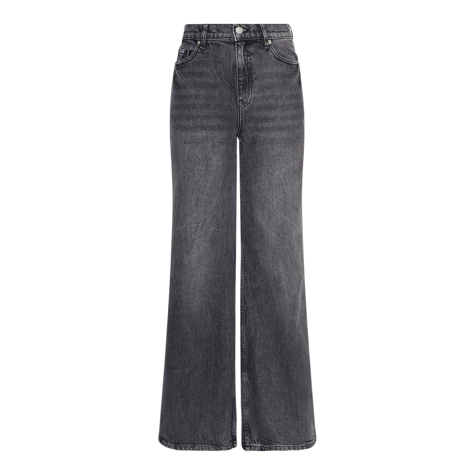 MSCH Solia ada wide jeans Black grey wash