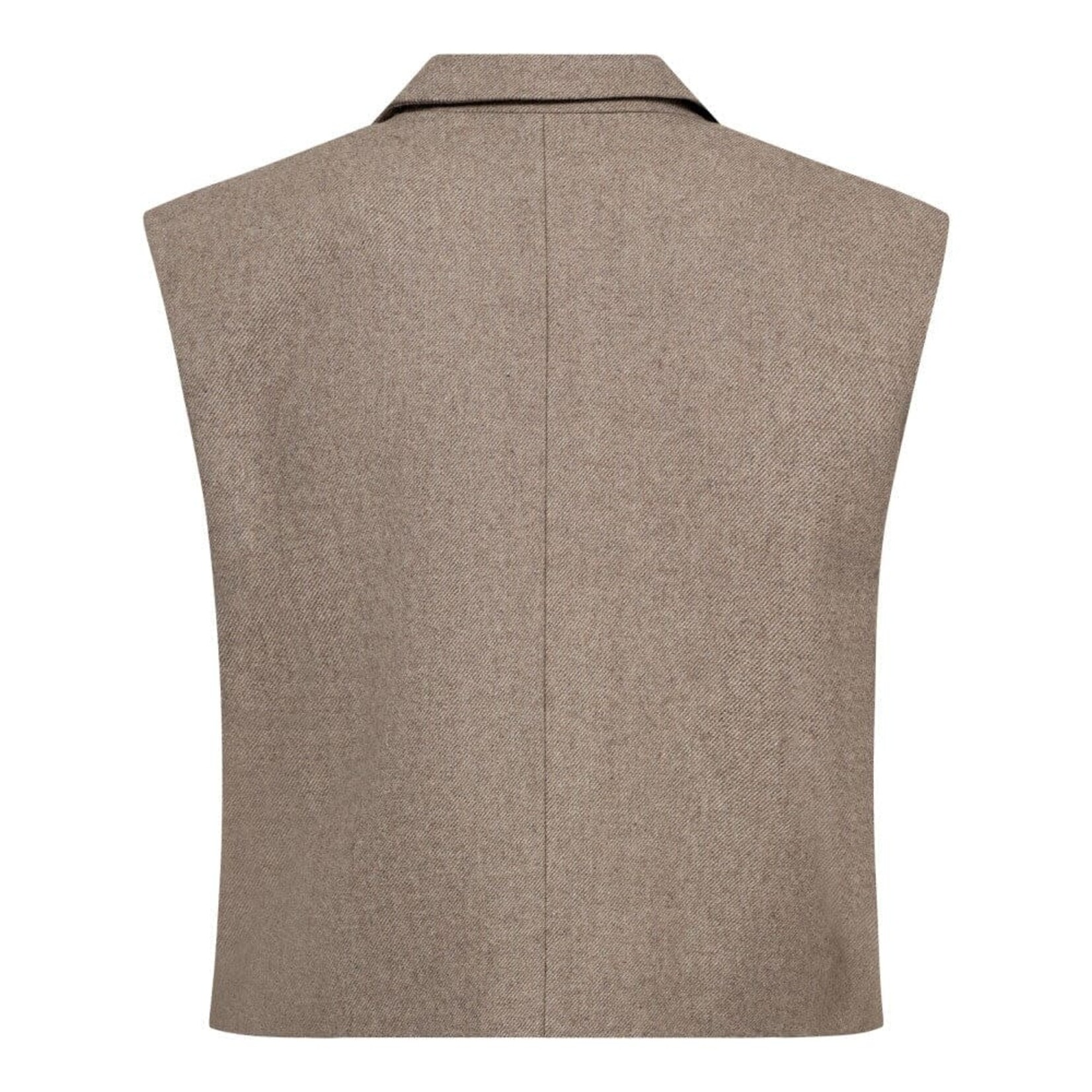 Co'couture Meera vest Walnut