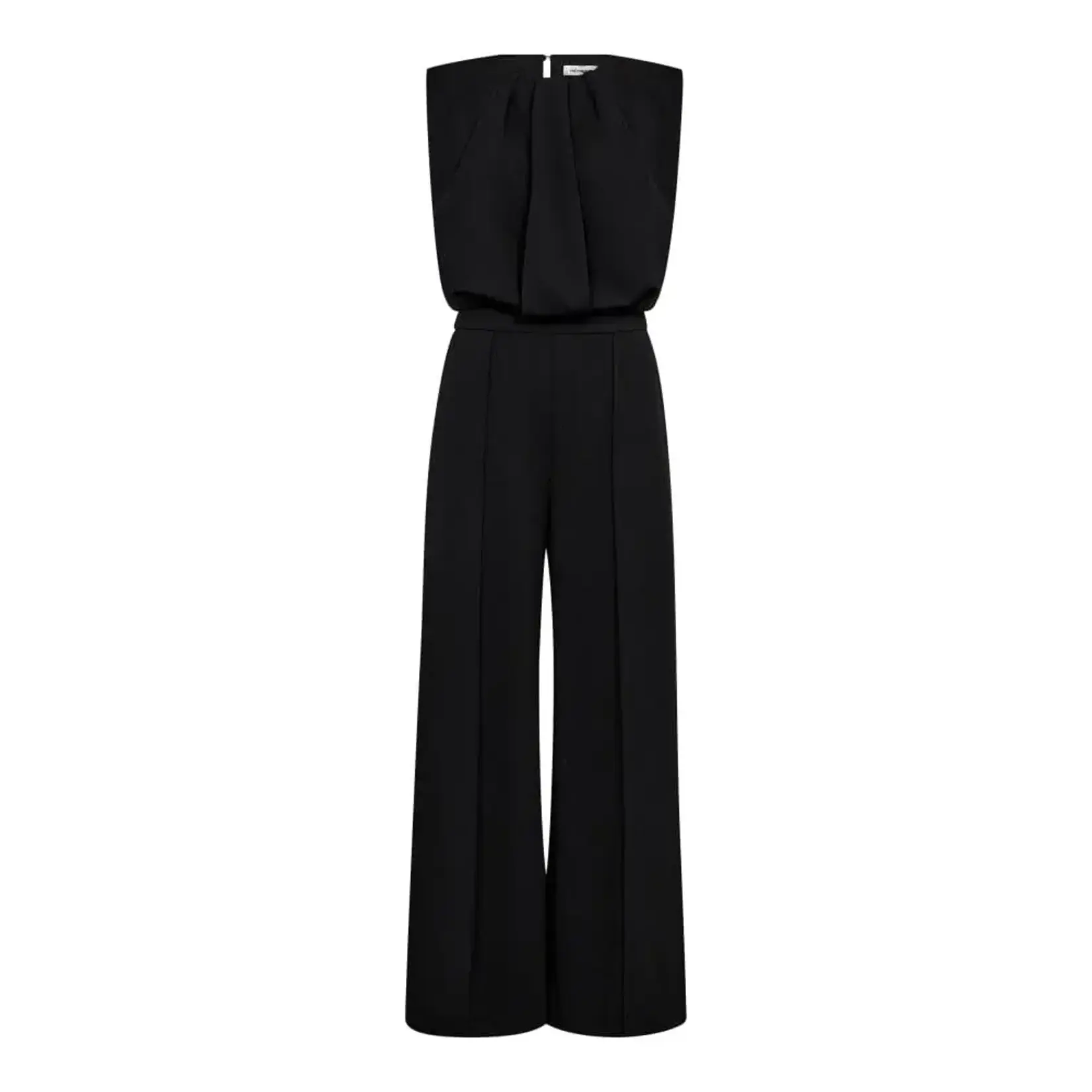 Co'couture Falcon pleat suit Black