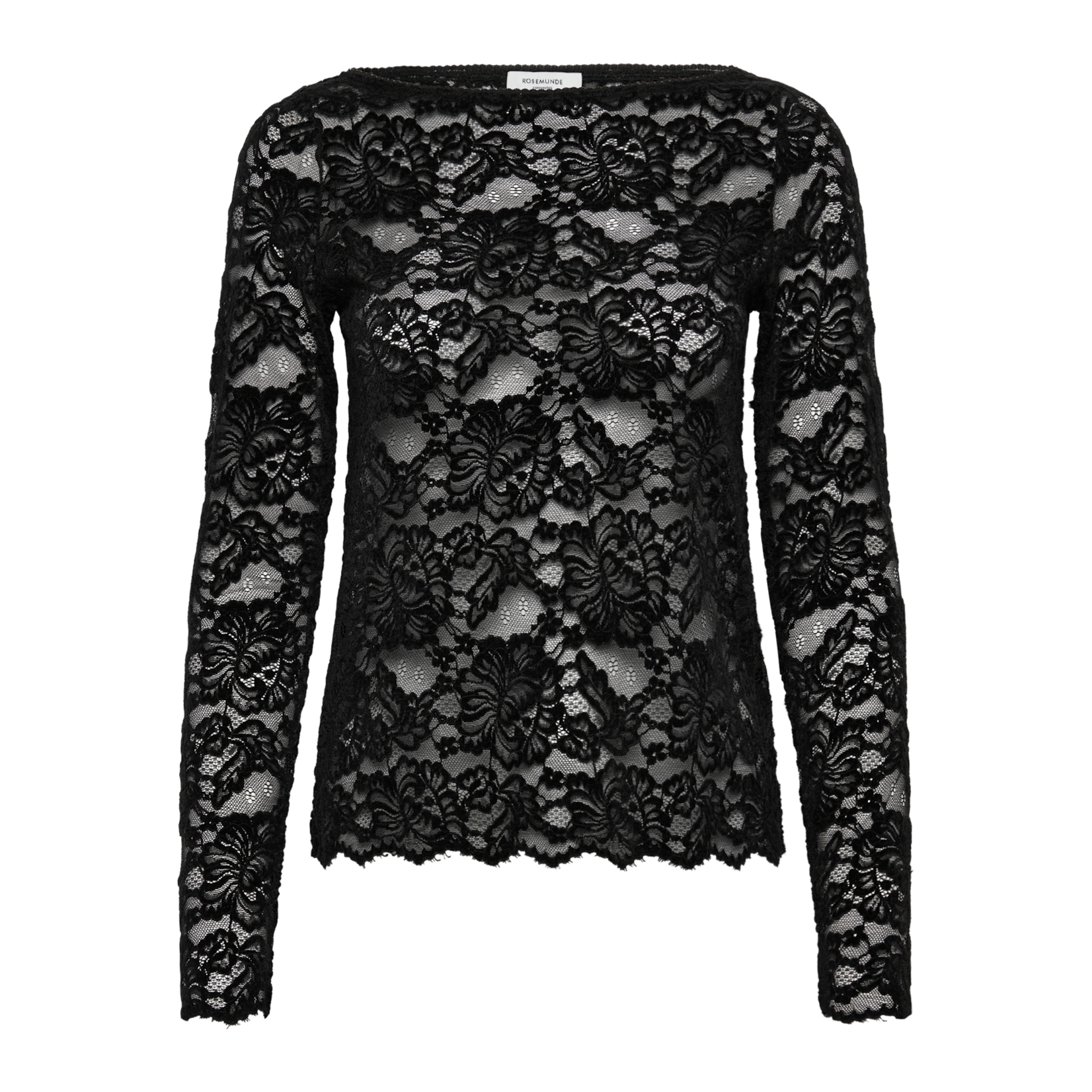 Rosemunde Dania lace t-shirt Black
