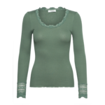 Rosemunde Benita silk lace t-shirt Laurel wreath