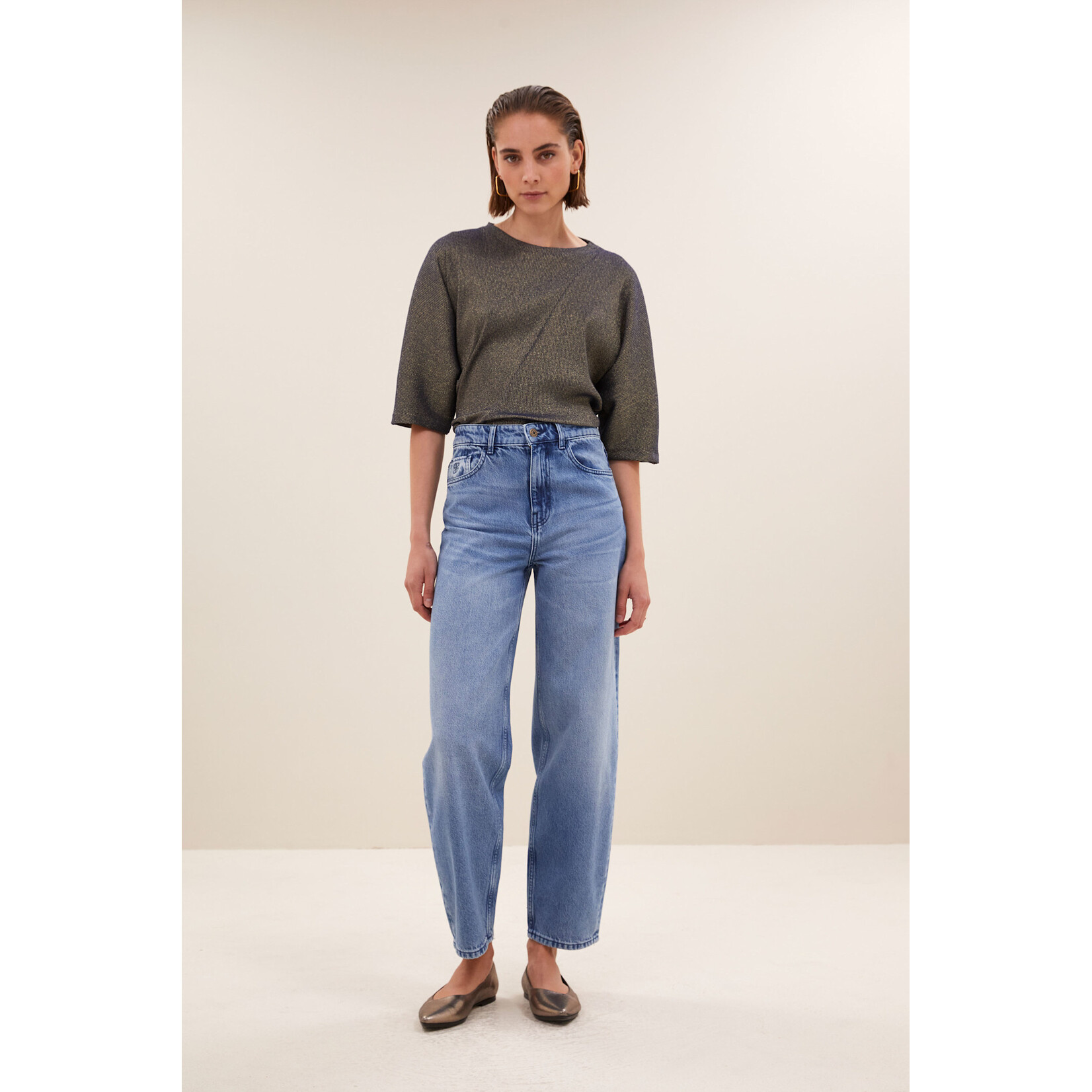 By-Bar Kae sparkle top Gold