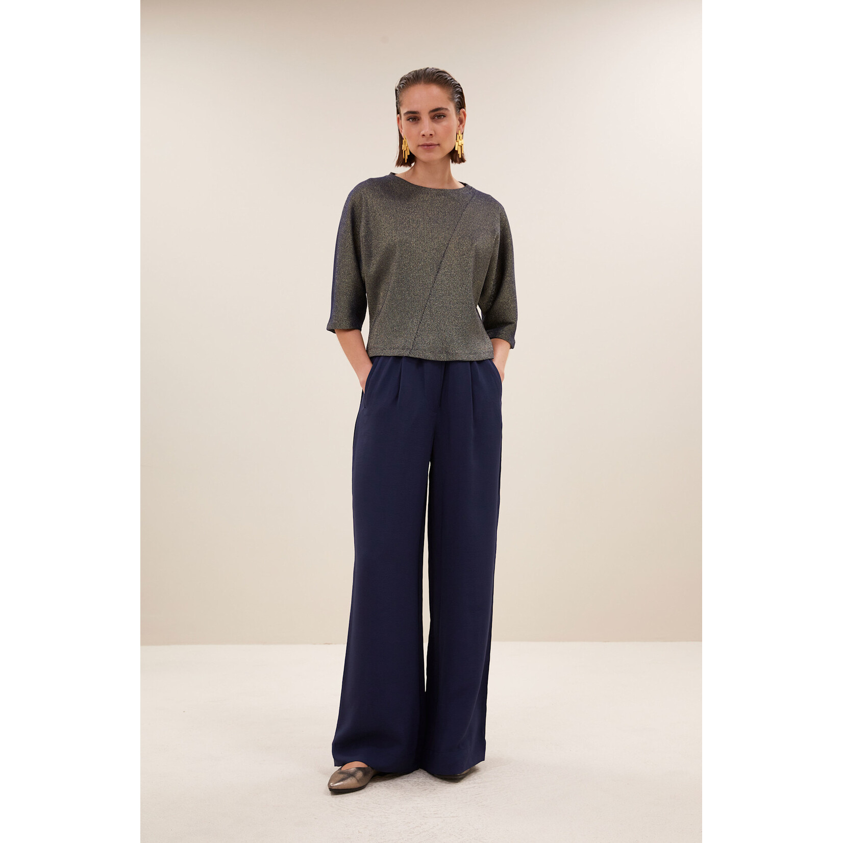 By-Bar Kae sparkle top Gold