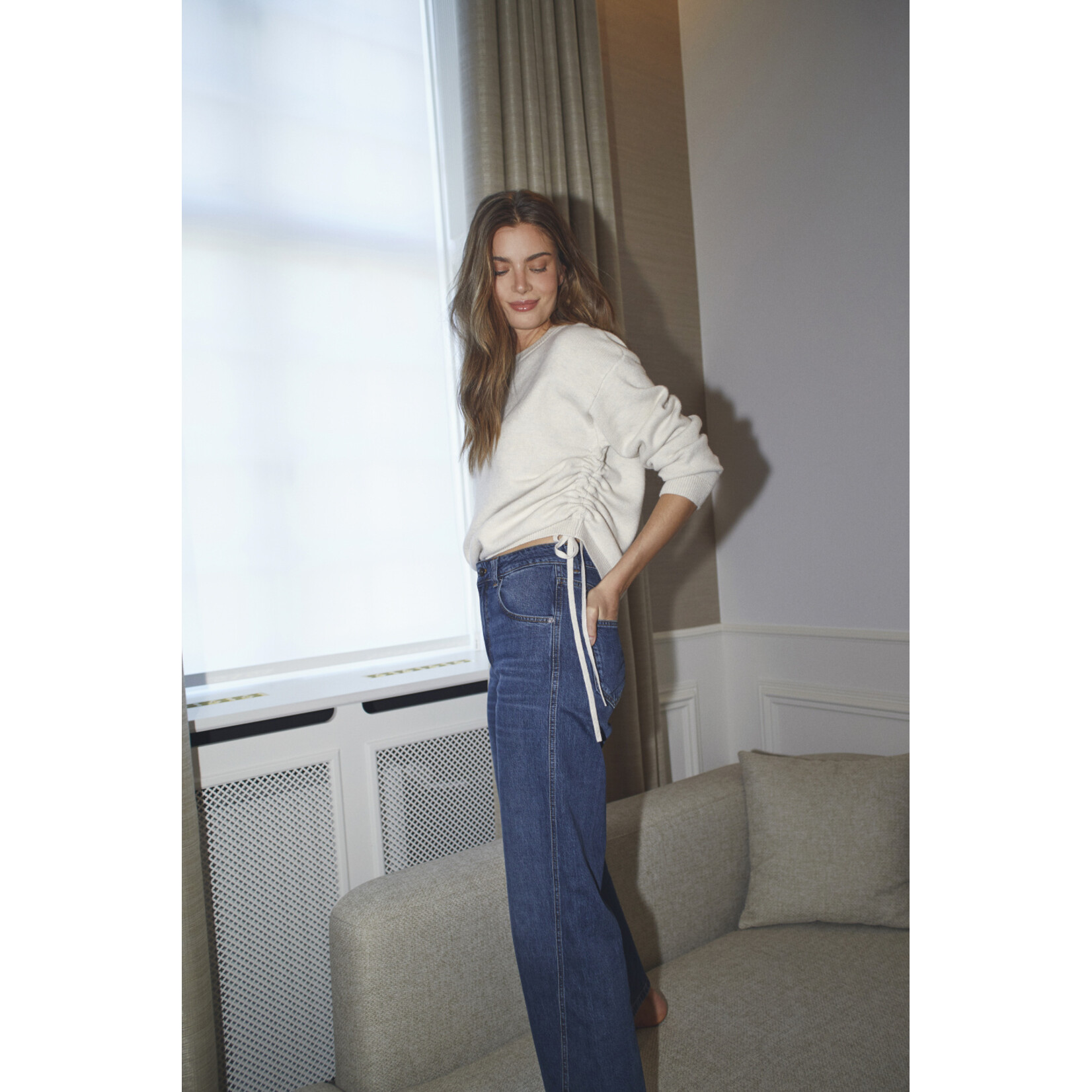 Co'couture Row string knit Ivory