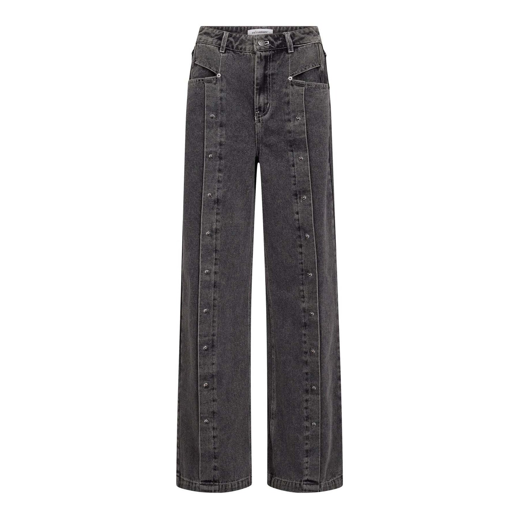 Co'couture Kellan button jeans Mid grey