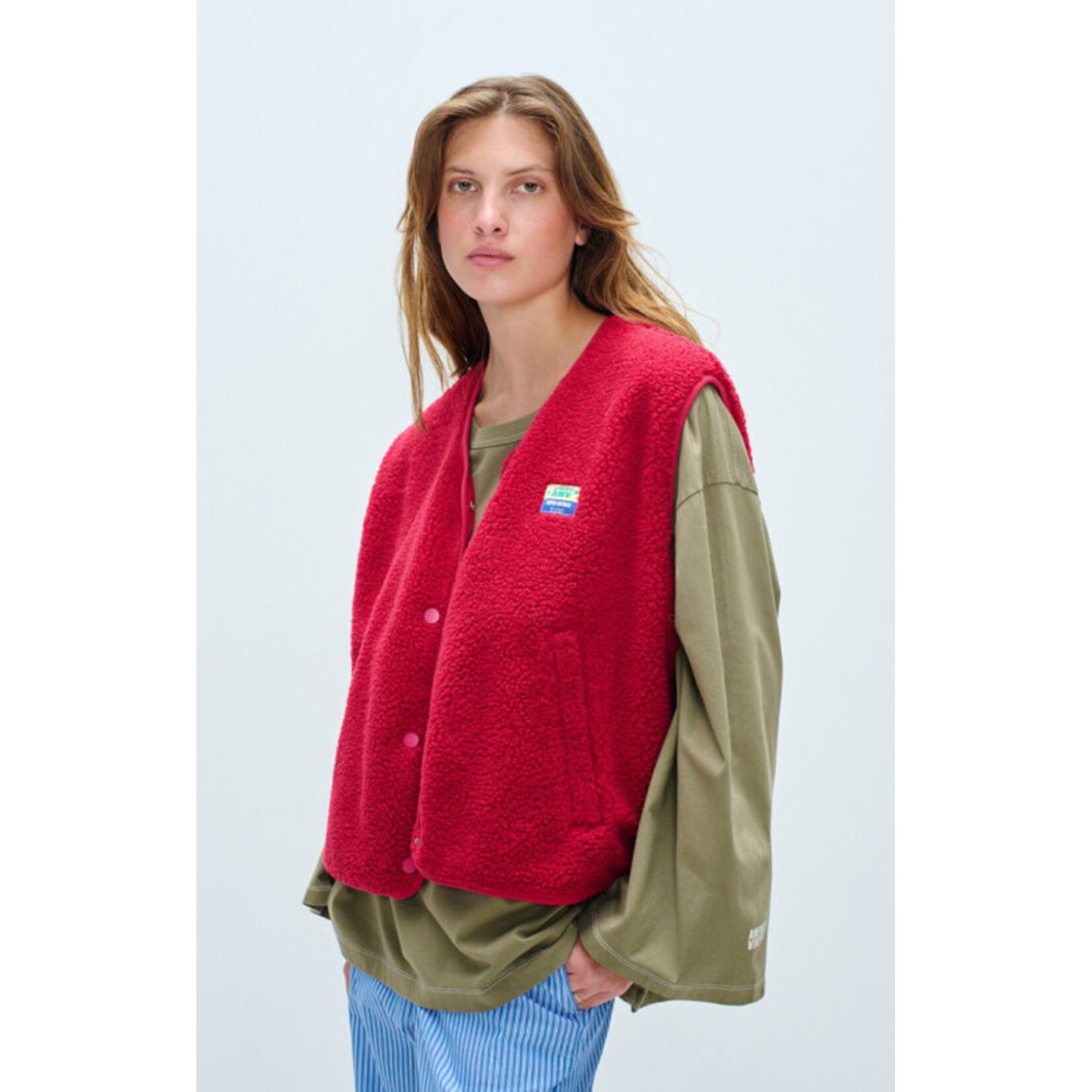 American Vintage Hoktown gilet Magenta