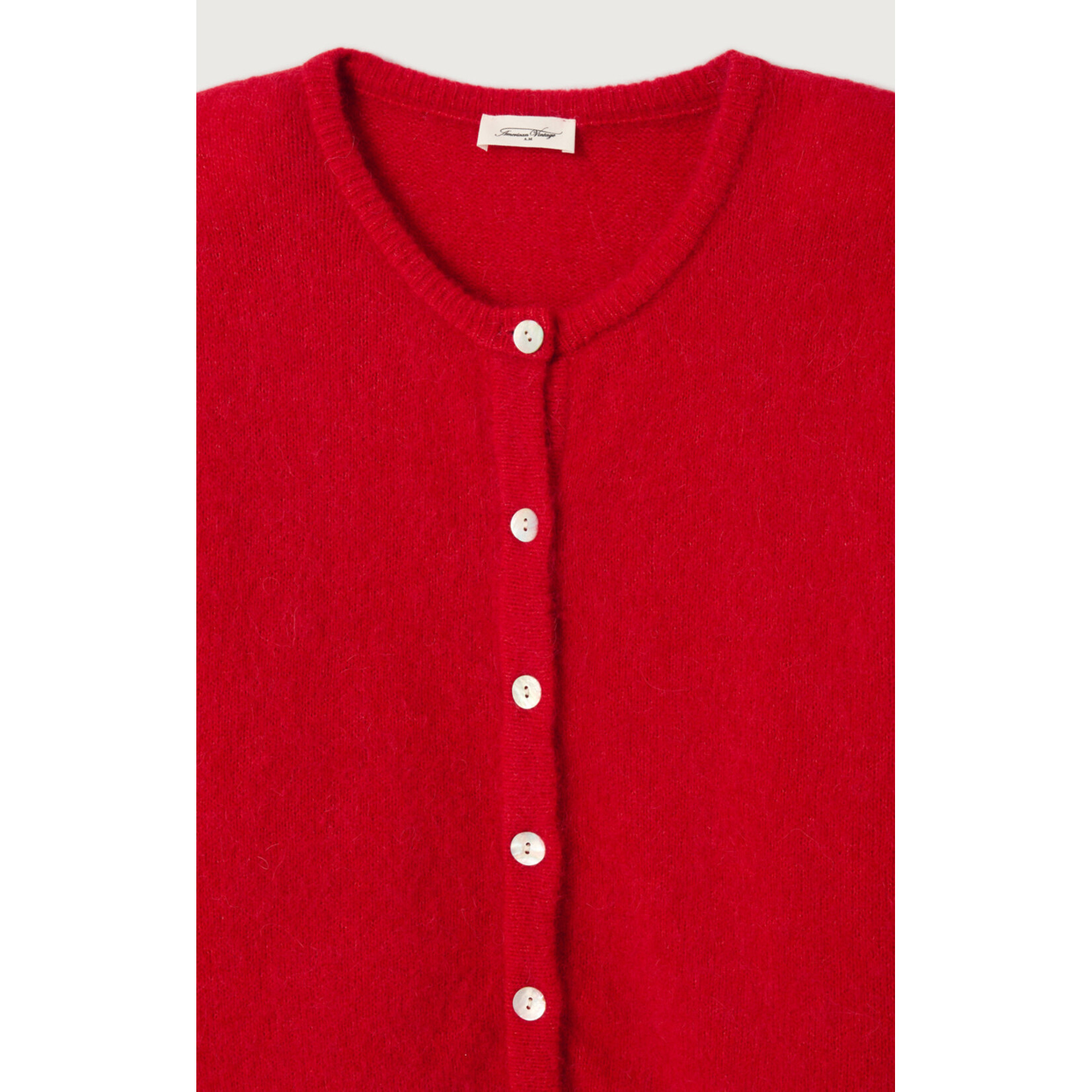 American Vintage Vitow cardigan Carmin chine