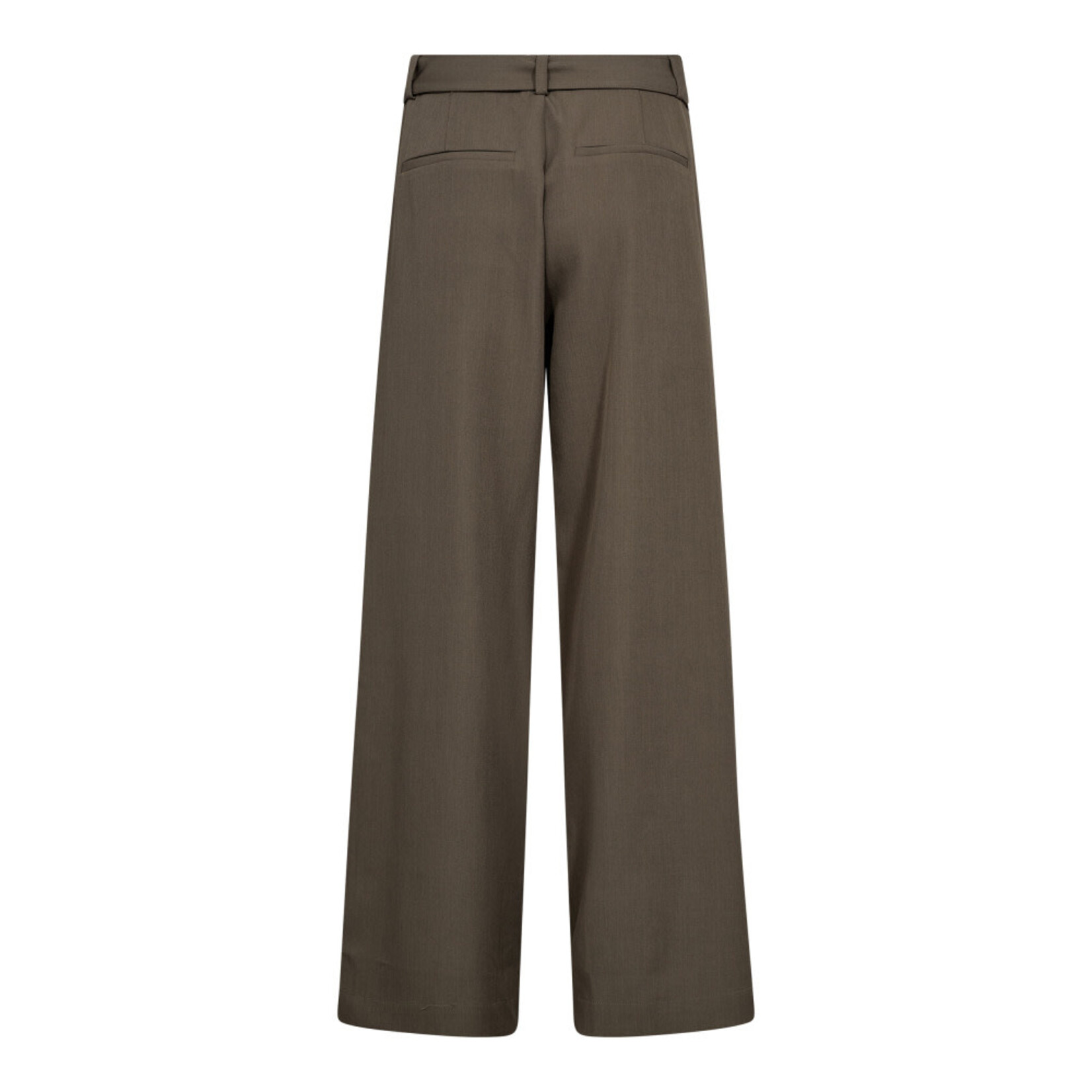 Co'couture Luna belt crease pant Walnut