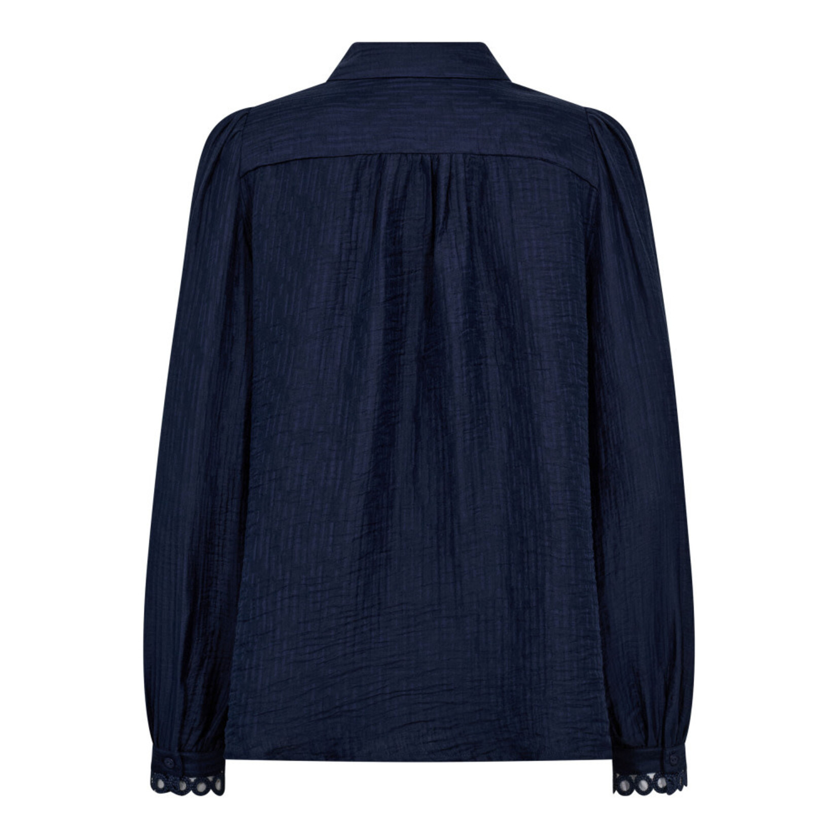 Co'couture Tassy lace shirt Navy