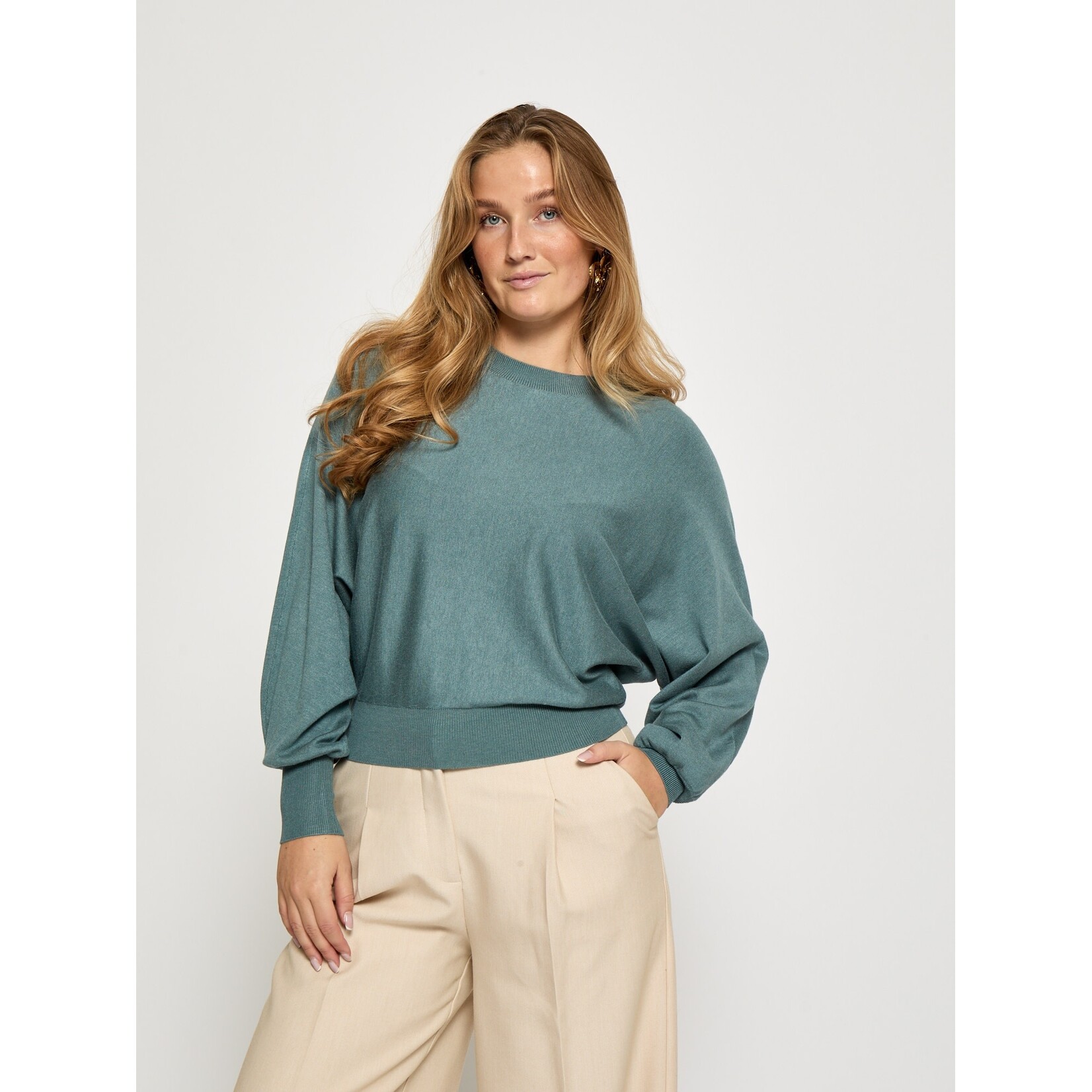 Minus Dana bat sleeve knit pullover North atlantic