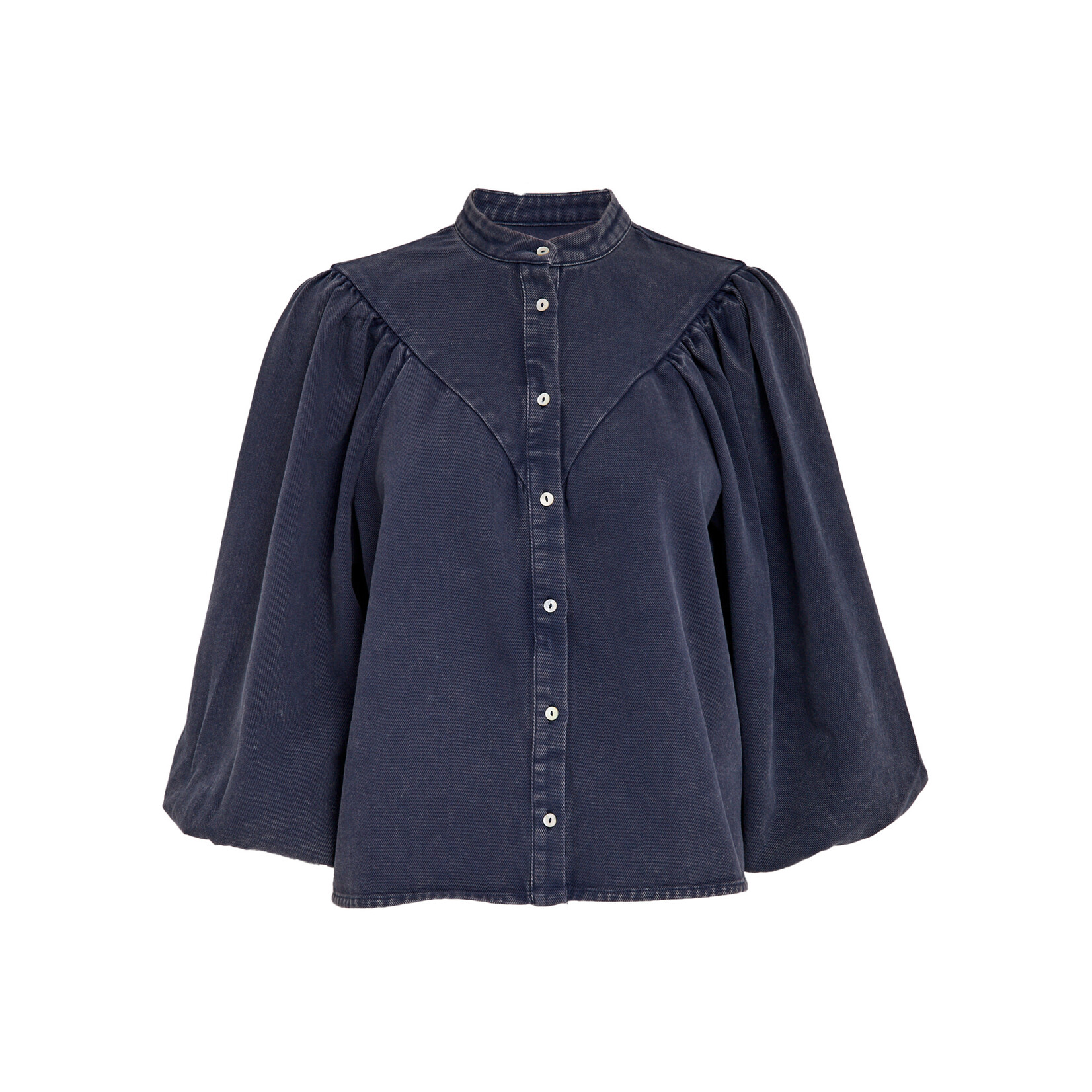 Minus Solene denim shirt Sky captain