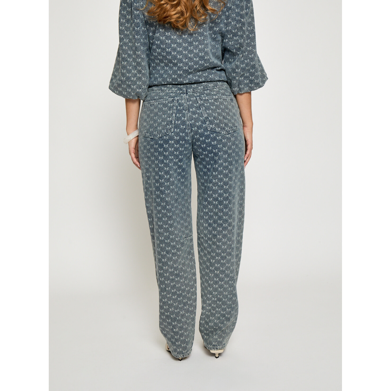 Minus Sienne high waist pant Light denim