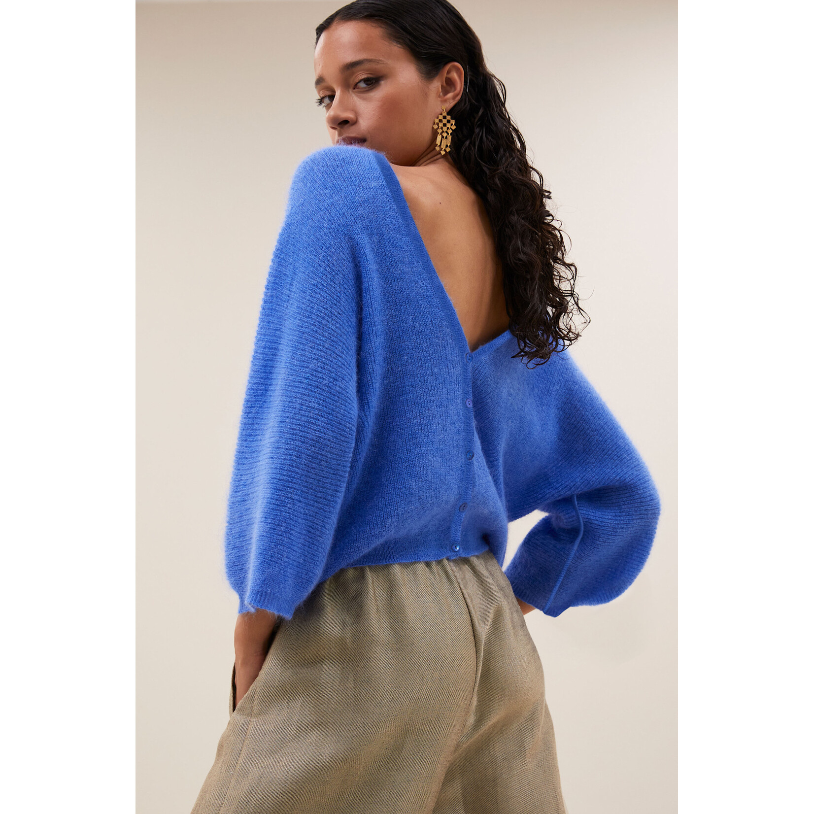 By-Bar Indra cardigan Azul blue