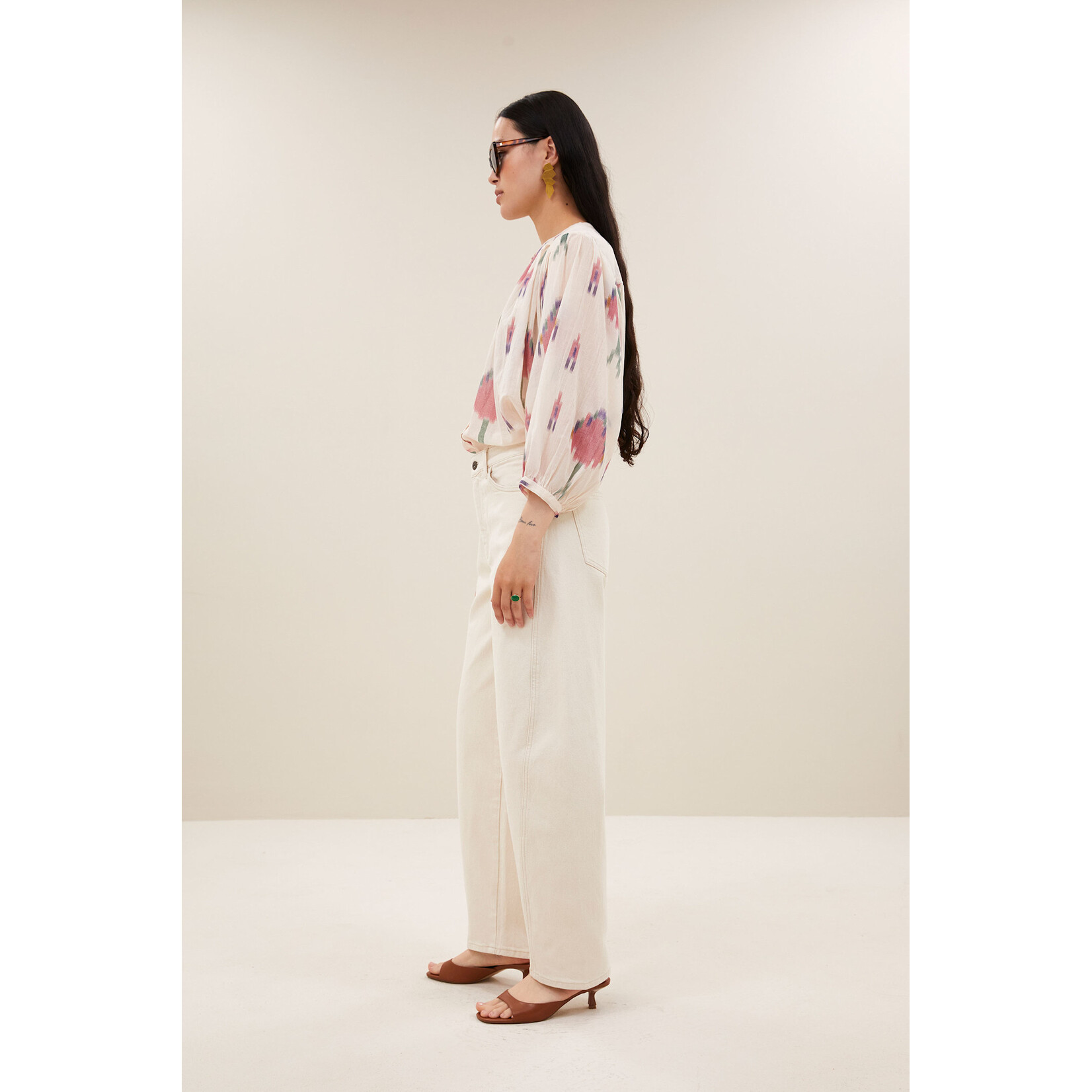 By-Bar Becky ikat blouse Spring ikat