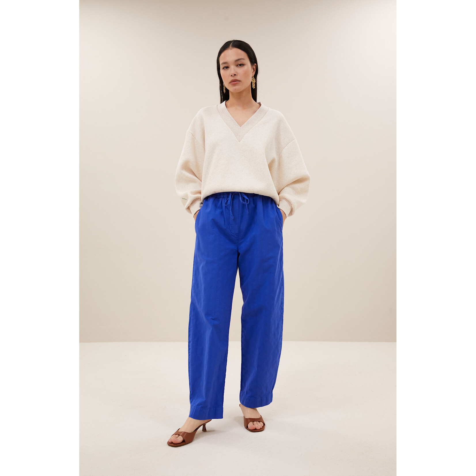 By-Bar Momo sweater Oyster melee