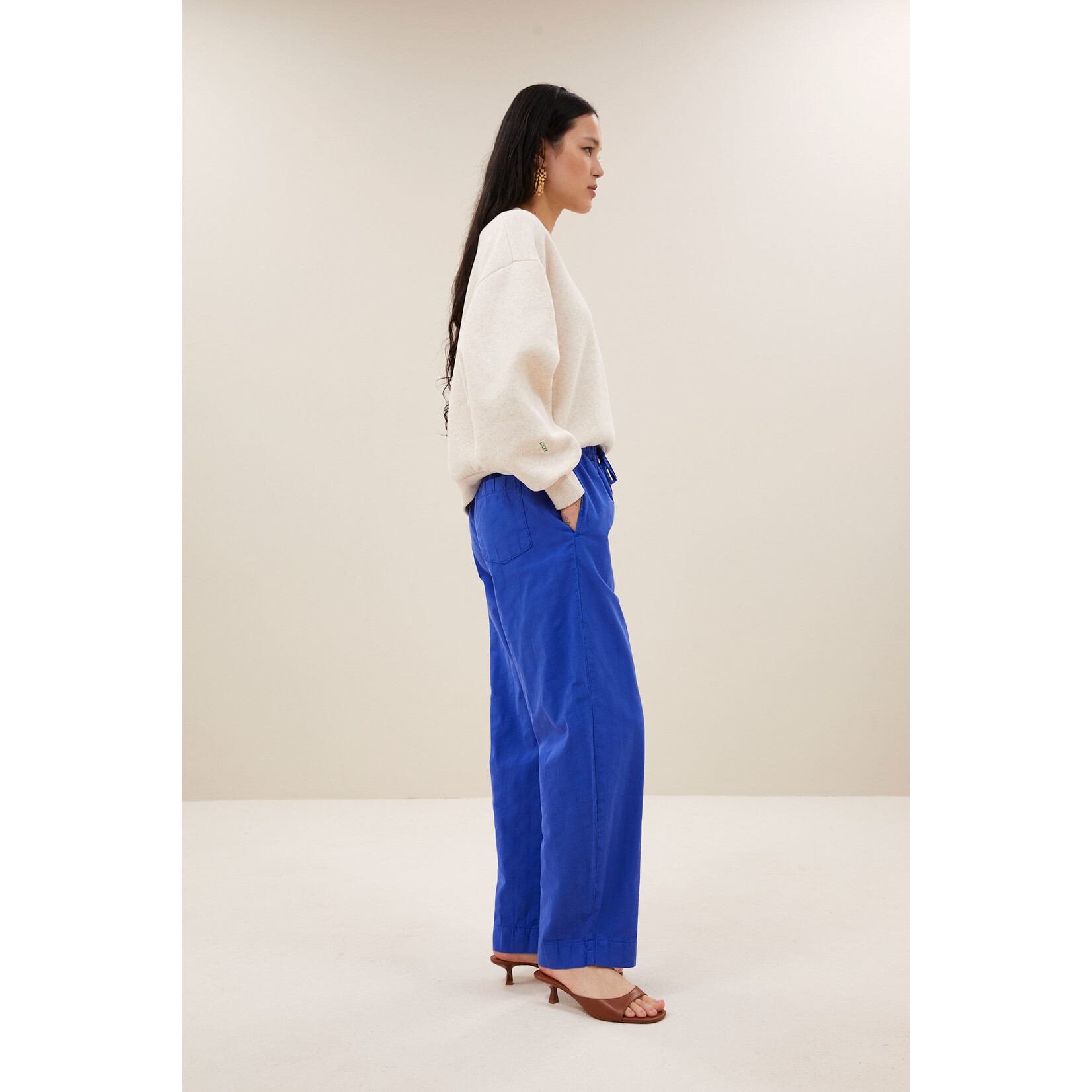 By-Bar Momo sweater Oyster melee