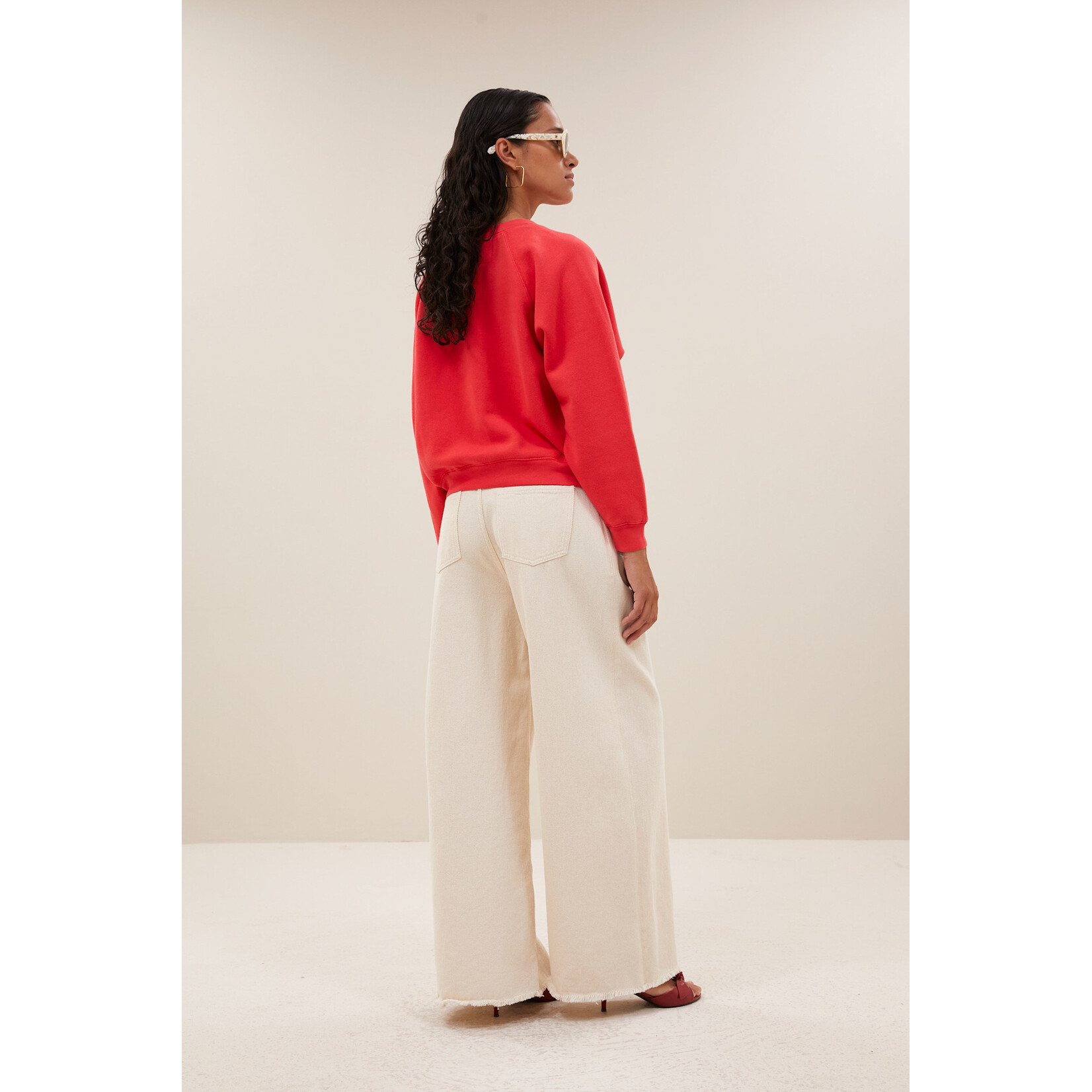 By-Bar Carrie sweater Poppy red