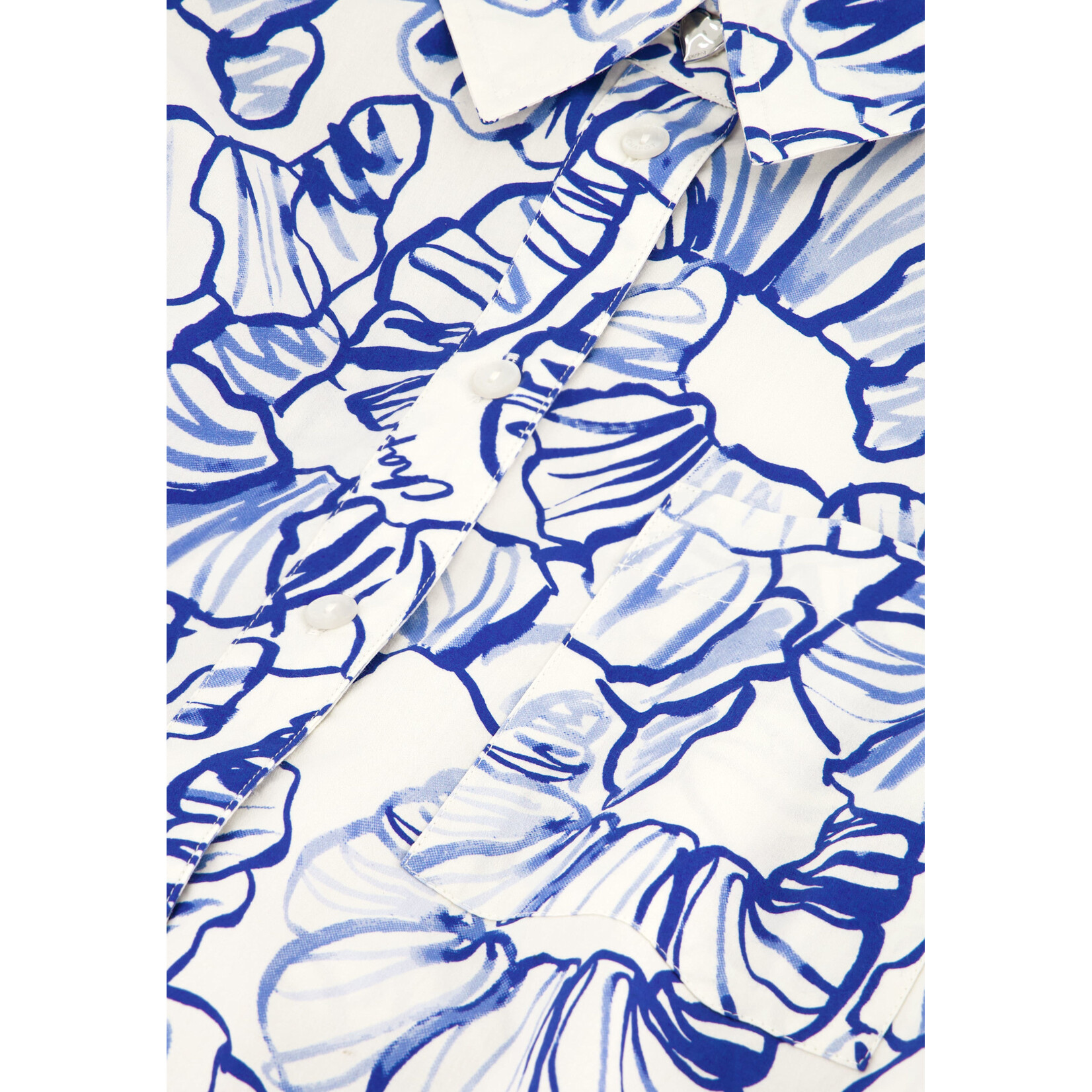 Fabienne Chapot Haidy blouse Cosy white/cobalt