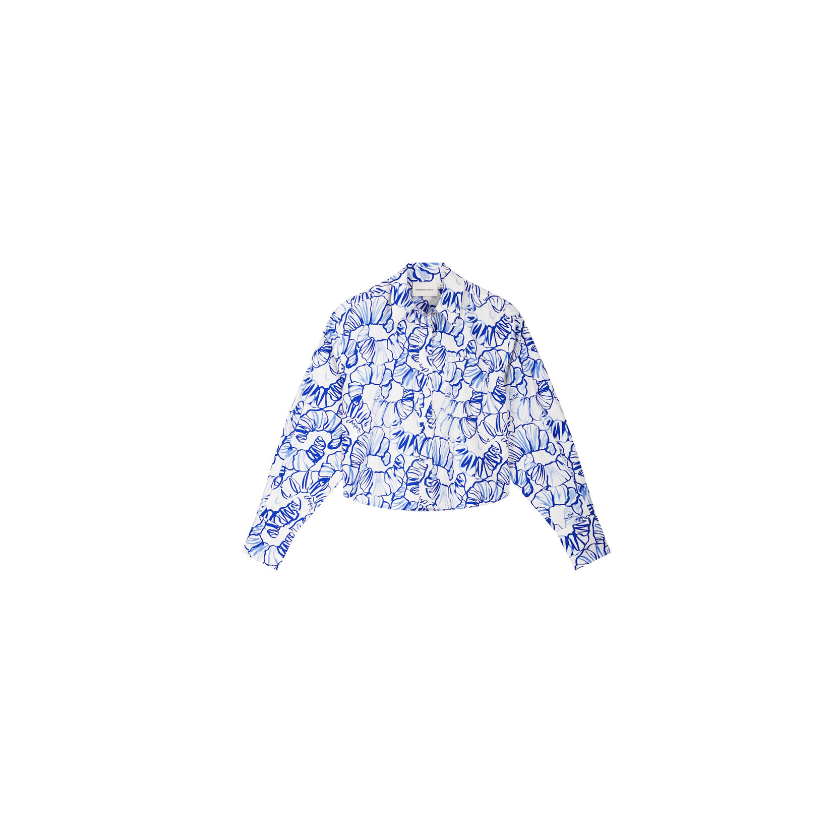 Fabienne Chapot Haidy blouse Cosy white/cobalt
