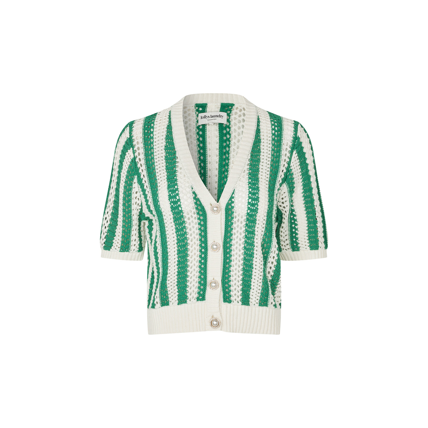 Lollys Laundry Siva knit cardigan Green