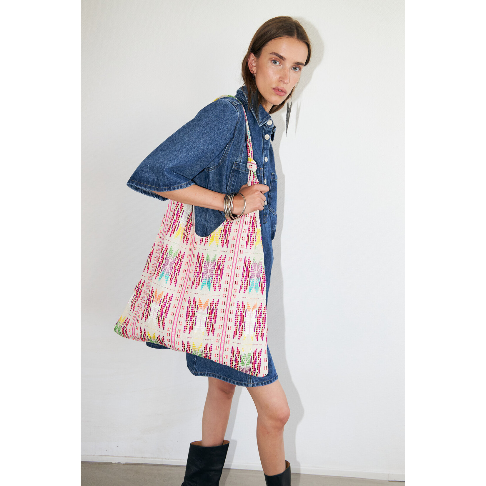 Lollys Laundry Tay boho bag Pink