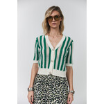 Lollys Laundry Siva knit cardigan Green