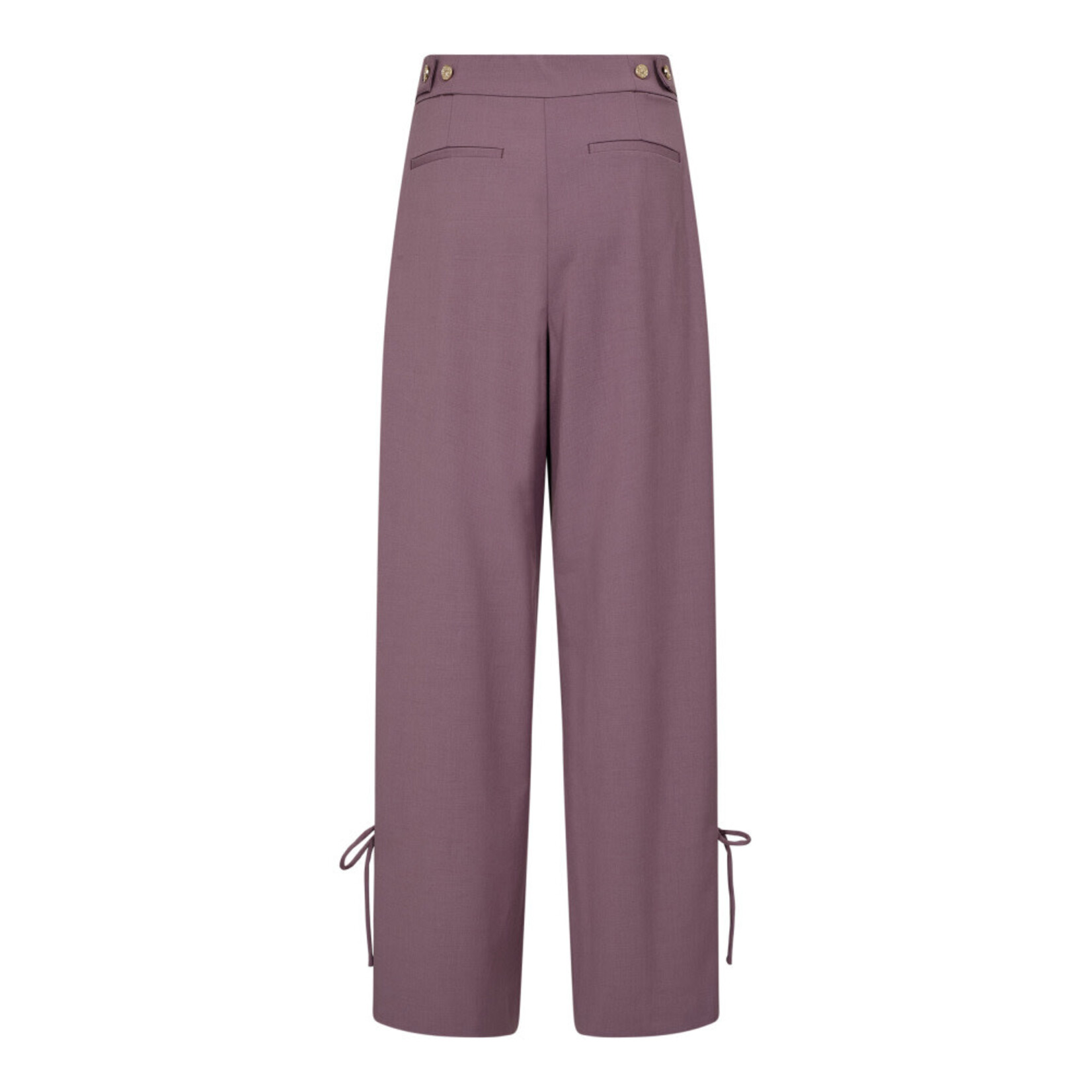 Co'couture Liam string pleat pant Old rose