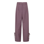Co'couture Liam string pleat pant Old rose