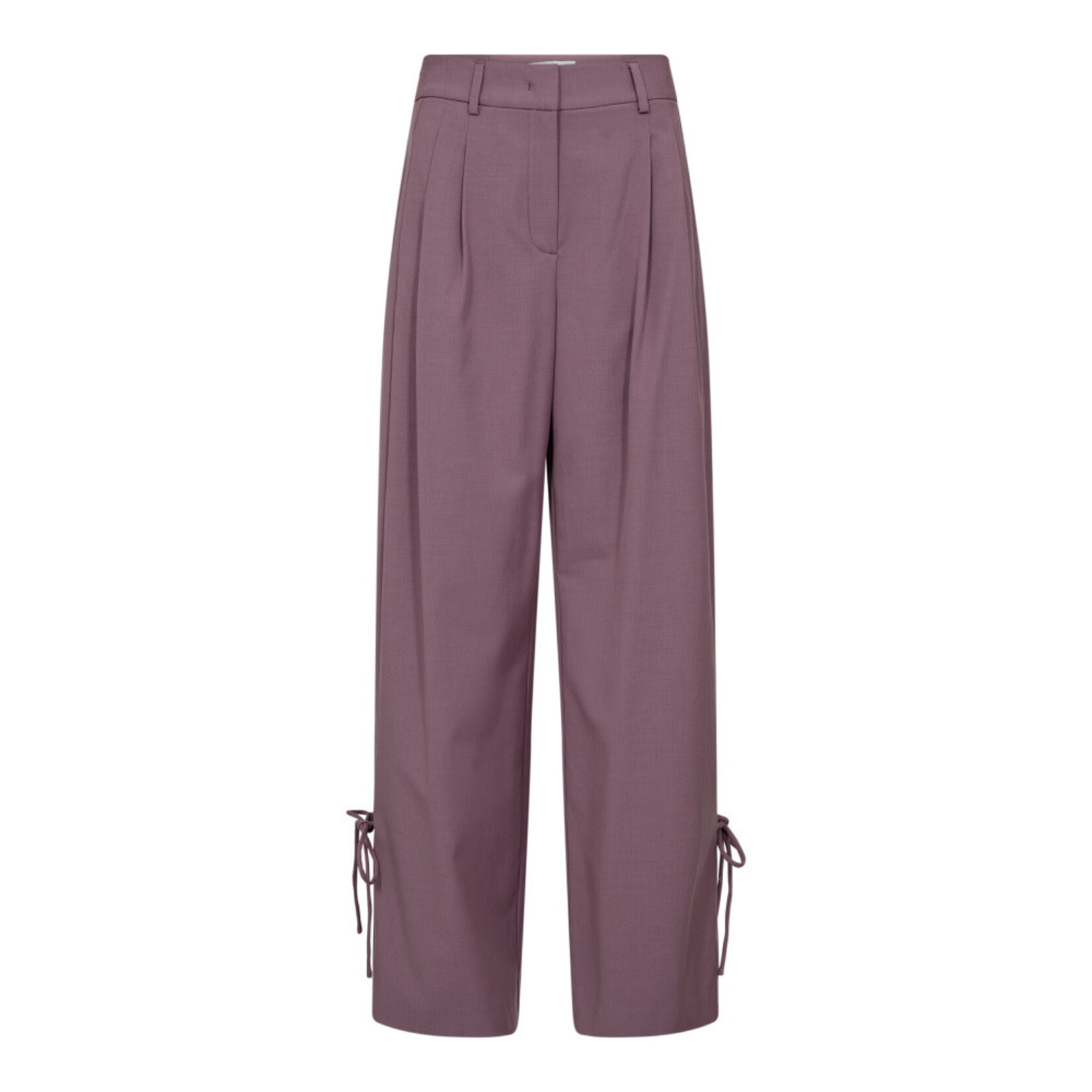 Co'couture Liam string pleat pant Old rose