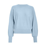 Minus Dana bat sleeve knit pullover Skyway blue