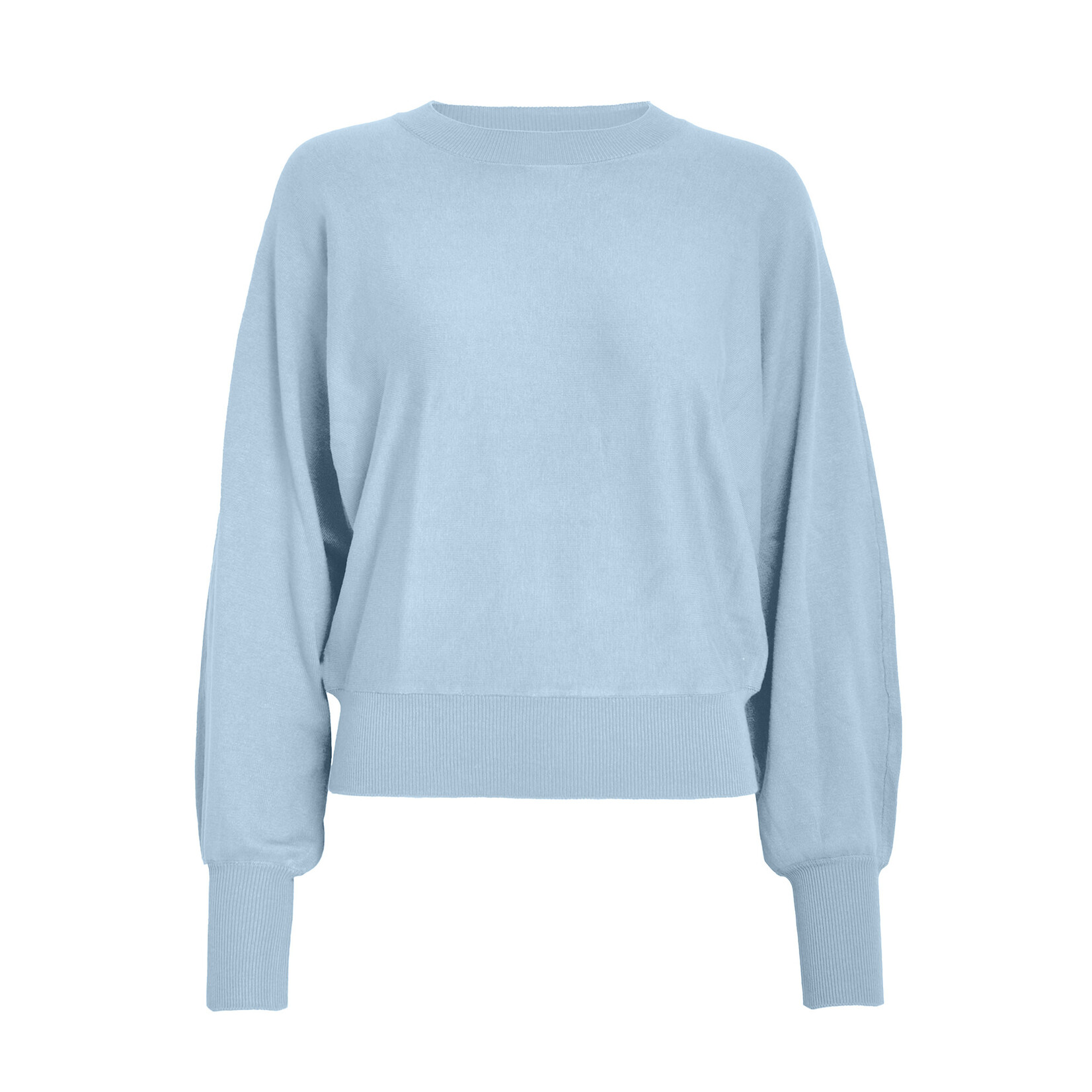 Minus Dana bat sleeve knit pullover Skyway blue