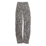 Minus Malli mid waist pant Leo print