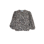 Minus Malli short jacket Leo print
