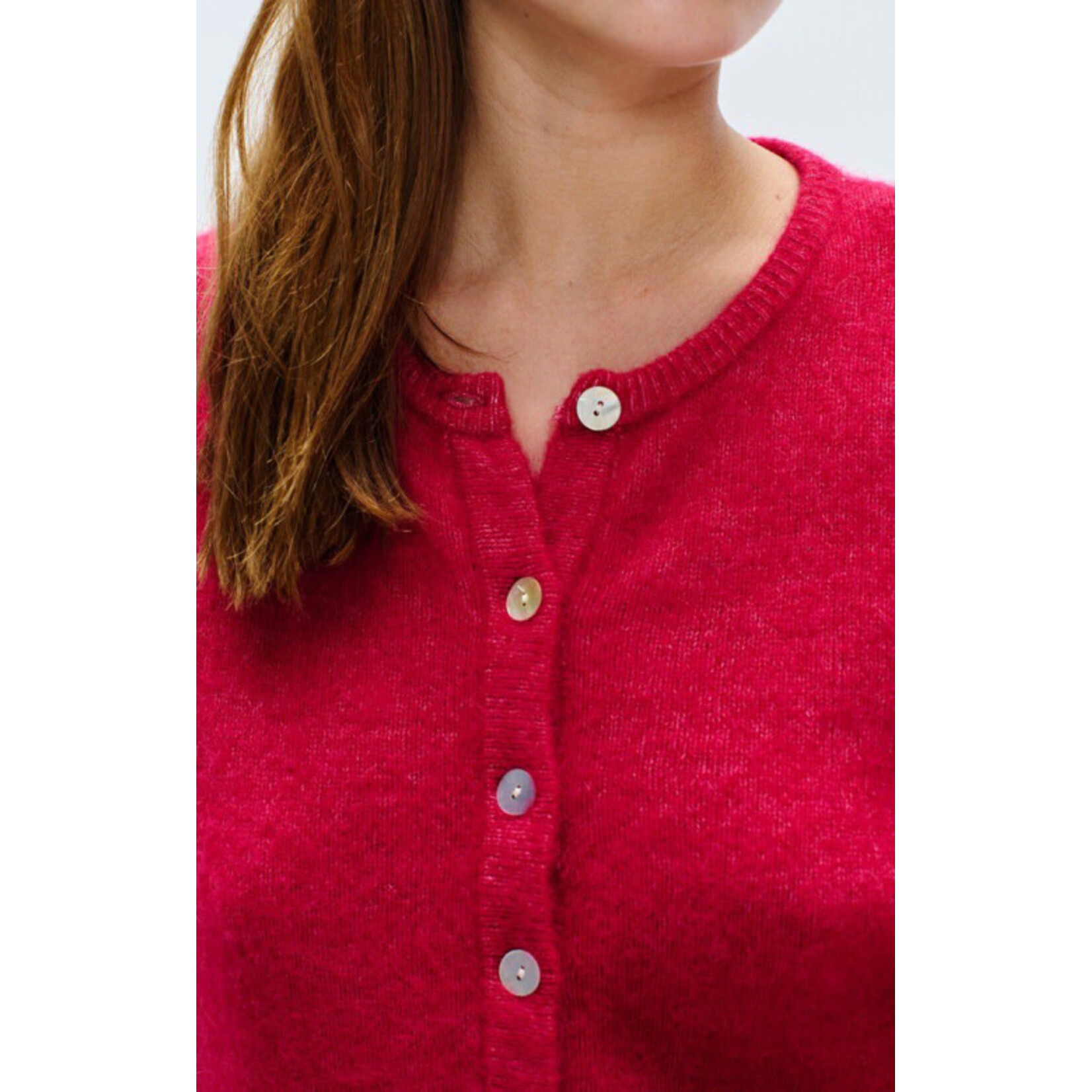 American Vintage Vitow cardigan Magenta