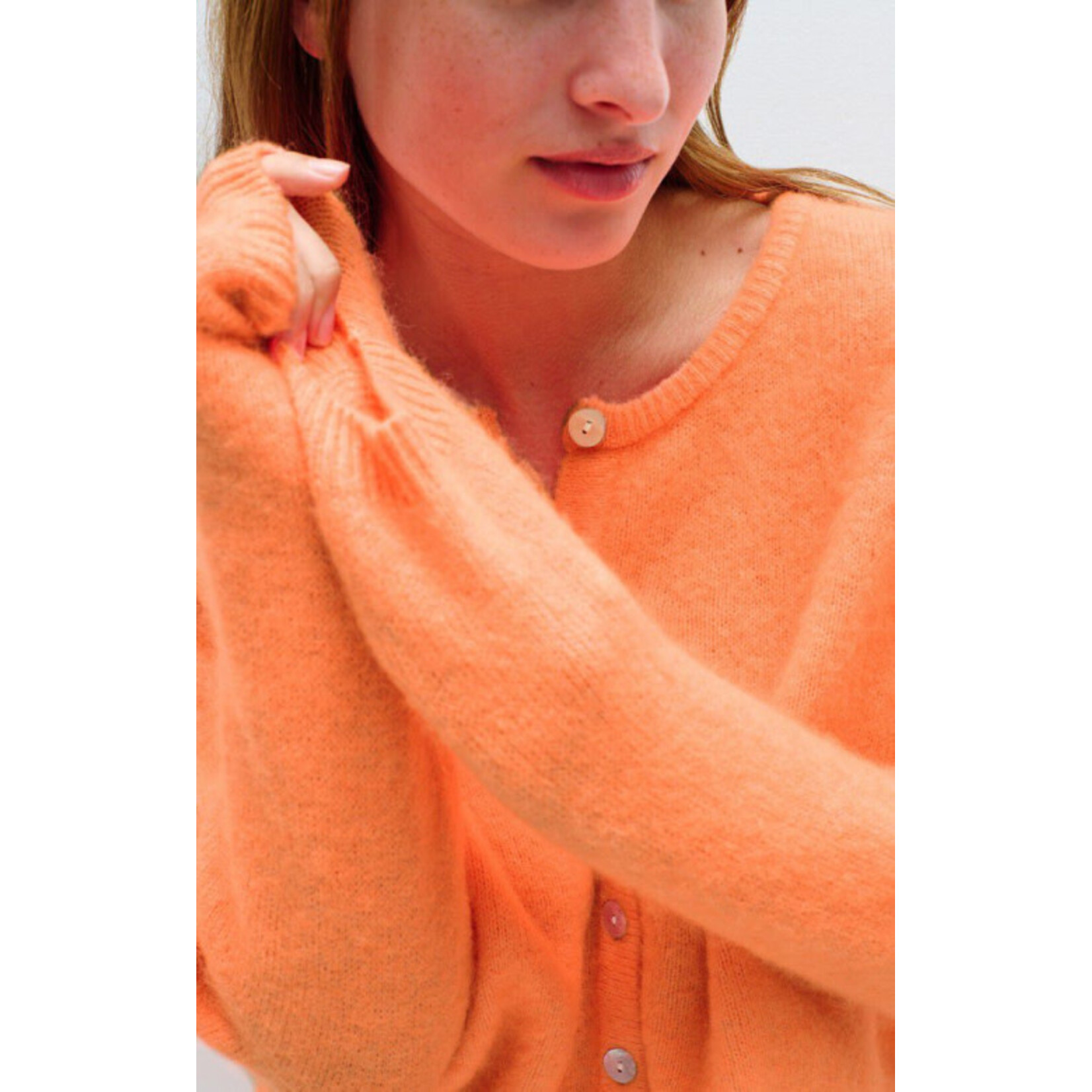American Vintage Vitow cardigan Orange fluor