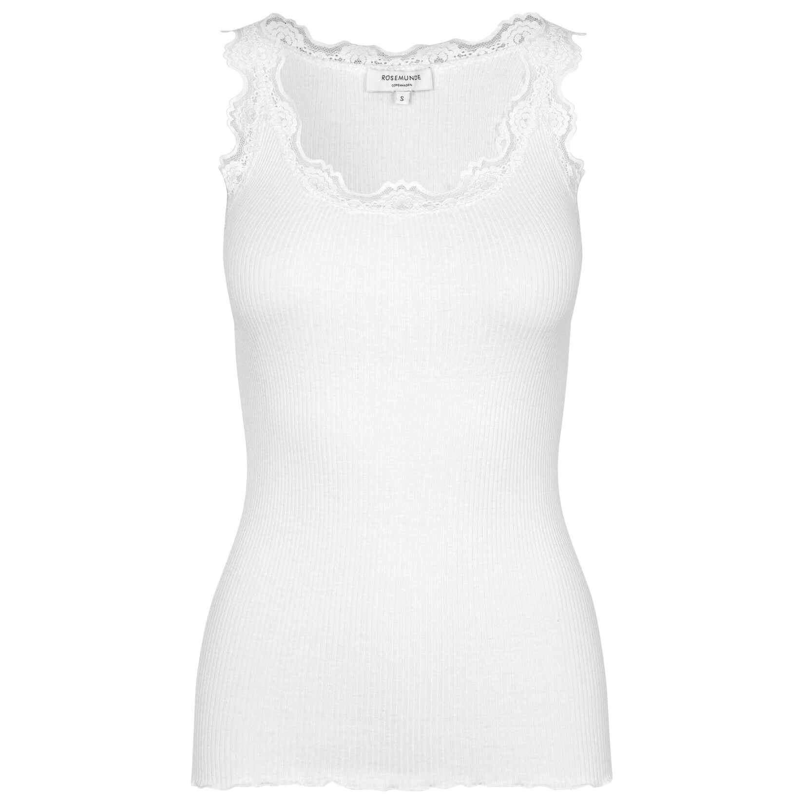 Rosemunde Babette silk top New white
